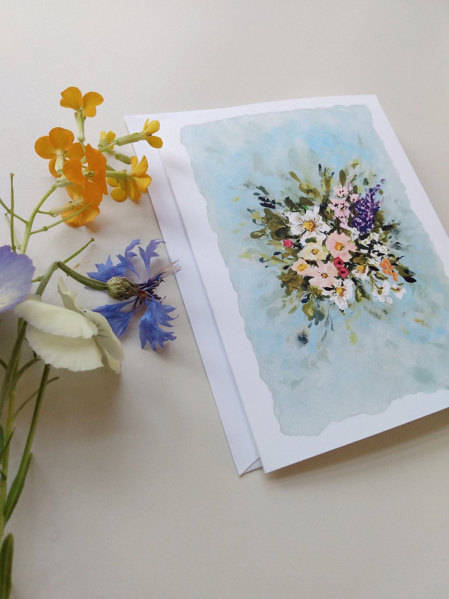 Spring Bouquet Greeting Card