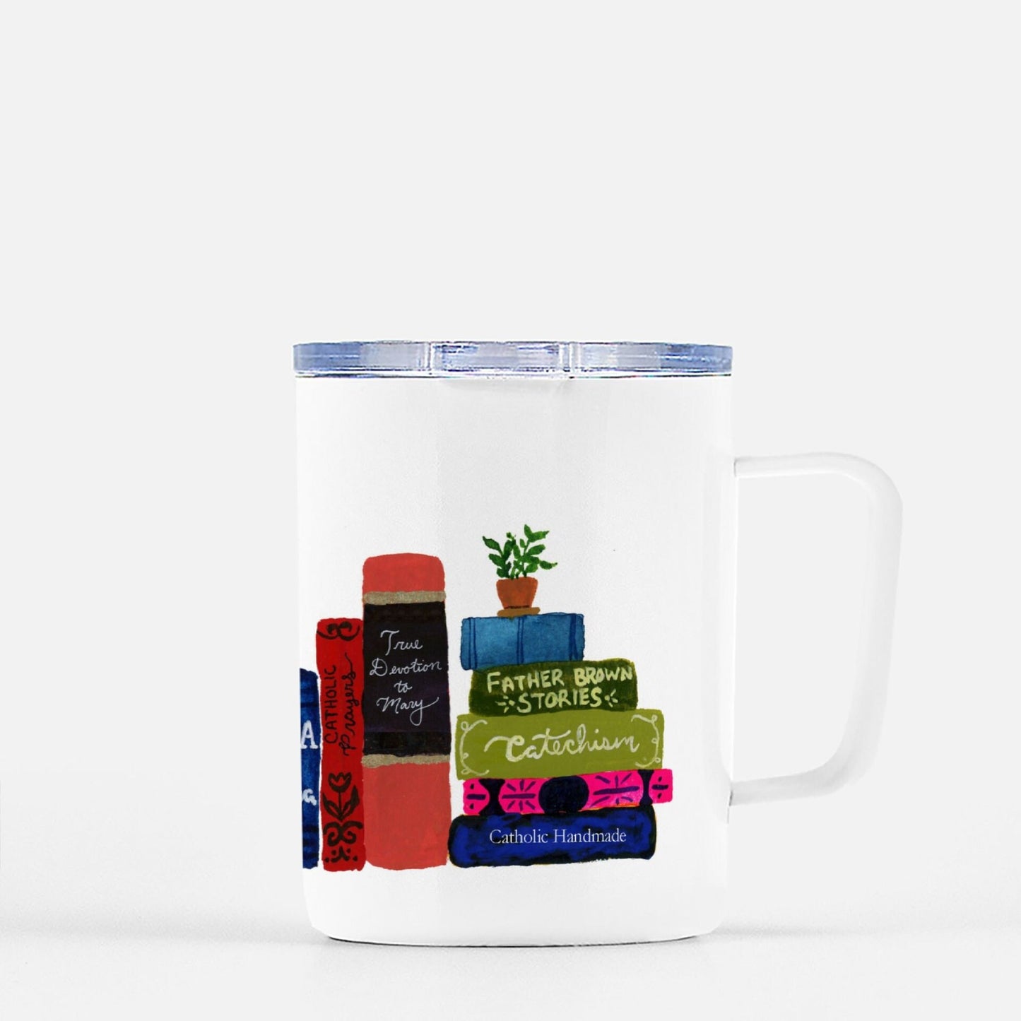 Catholic Book Club Travel Mug