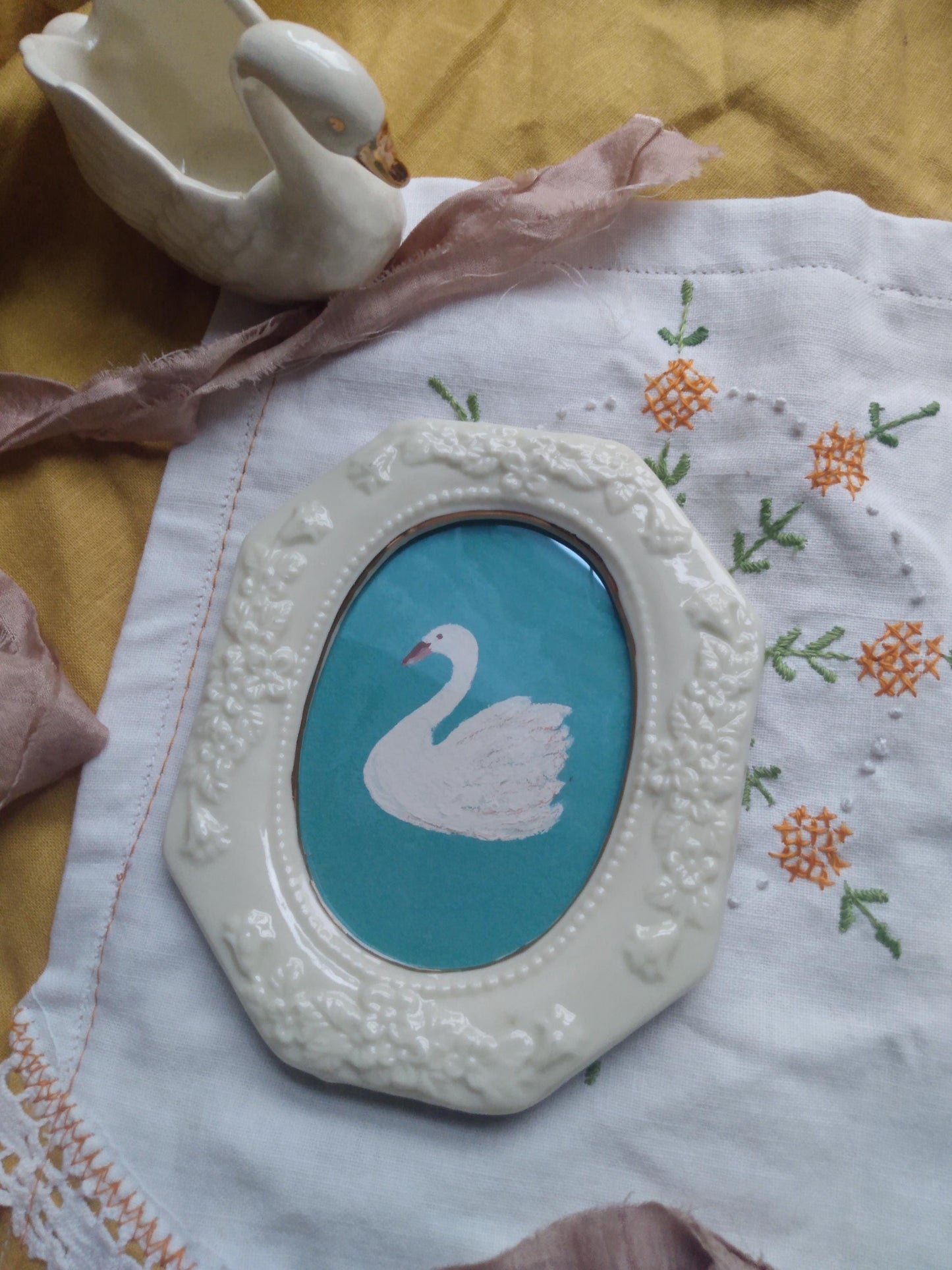 "Petite Swan" Original Painting