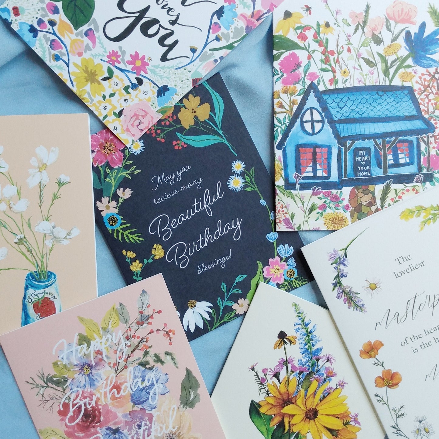 Mystery Pack of Five Greeting Cards