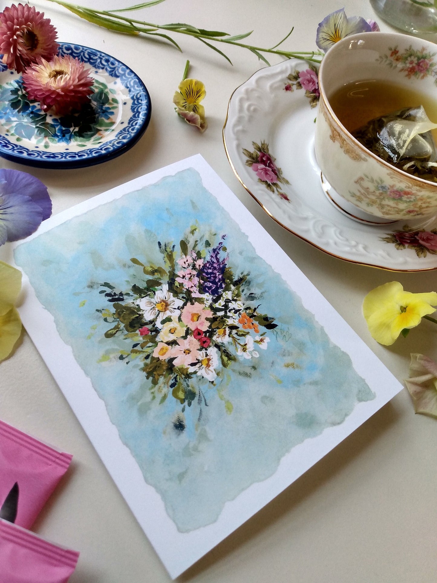 Spring Bouquet Greeting Card