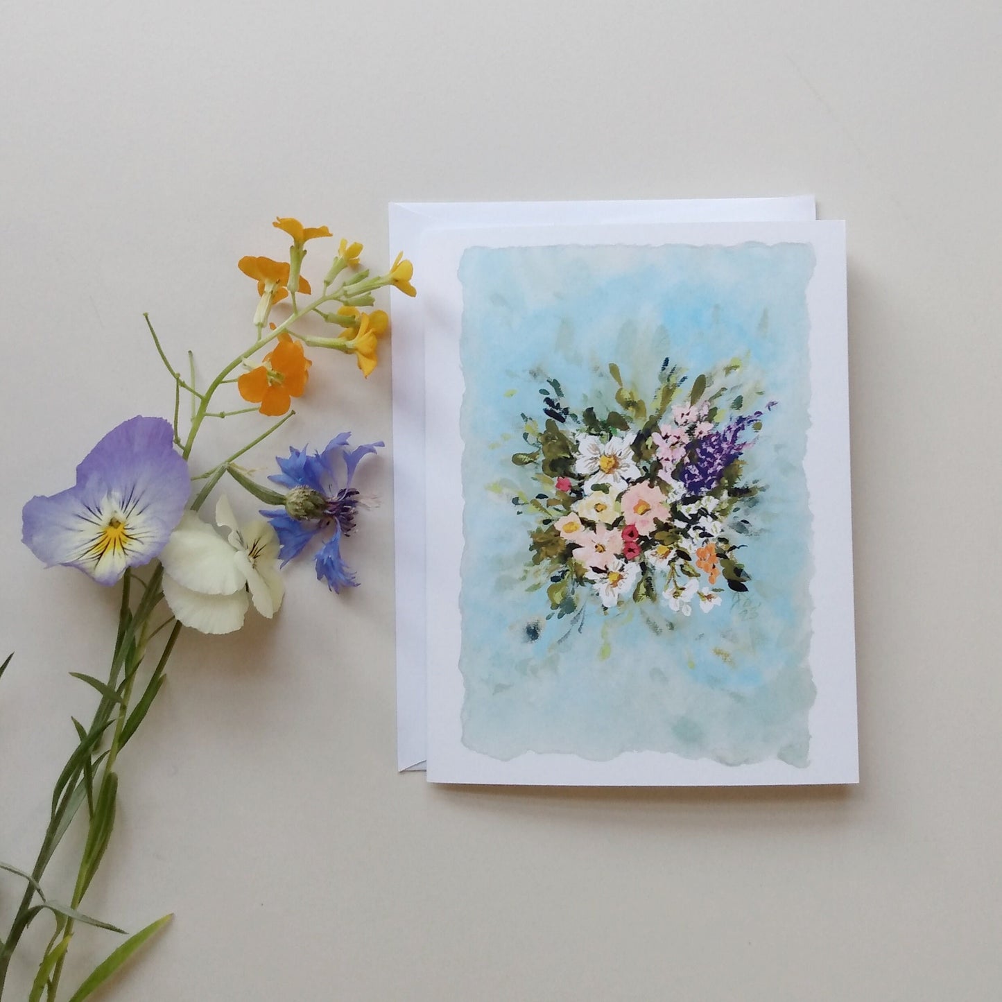 Spring Bouquet Greeting Card