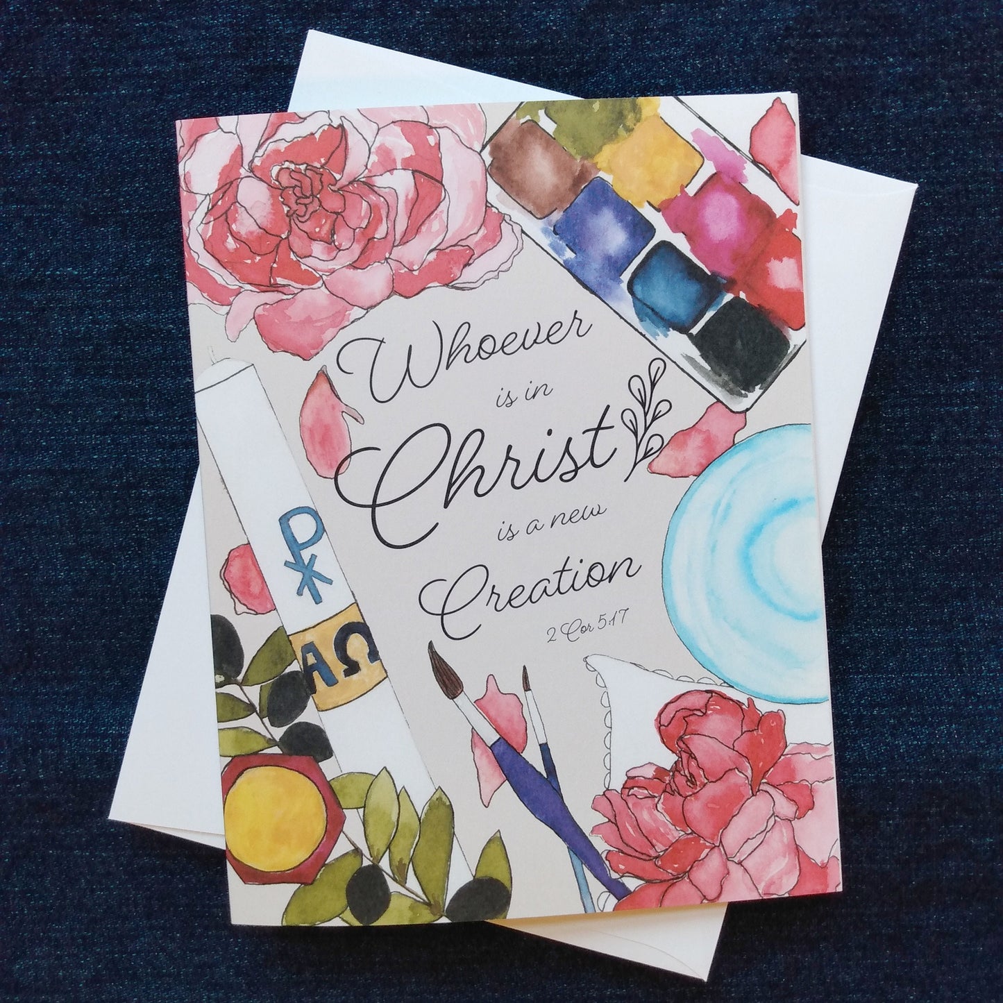 "New Creation" Baptism Greeting Card