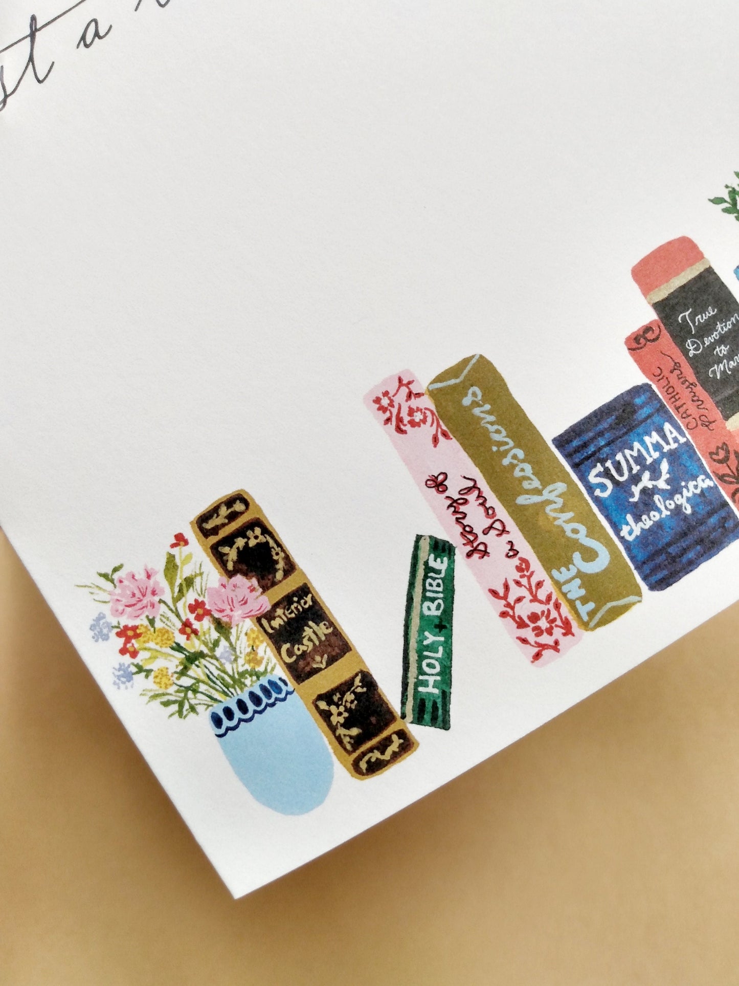 Catholic Books Greeting Card