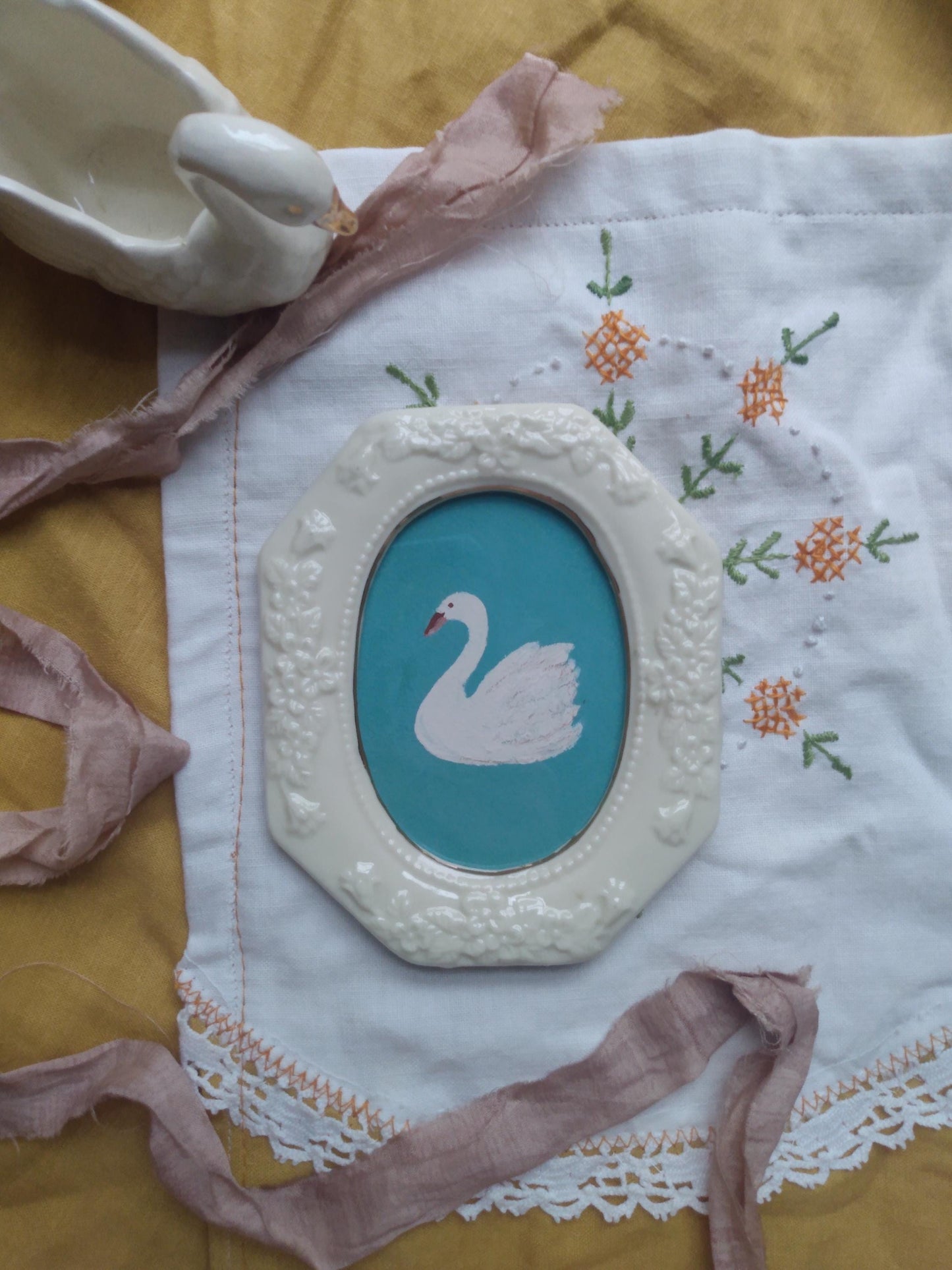"Petite Swan" Original Painting