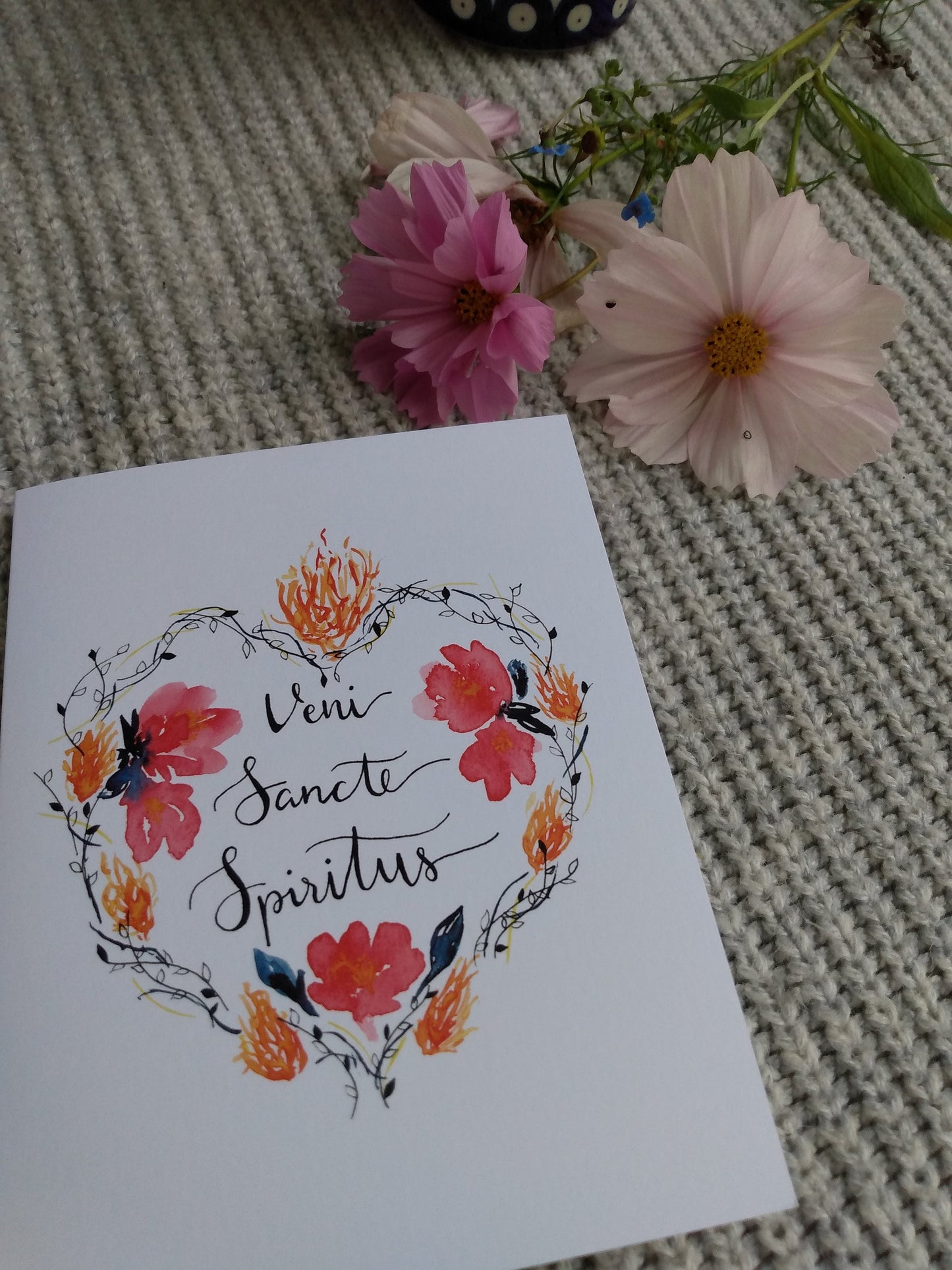 "Veni Sancte Spiritus" Greeting Card
