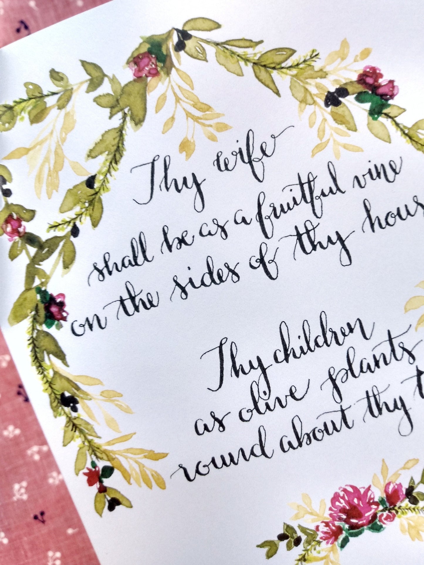 Scripture Wedding Anniversary Card