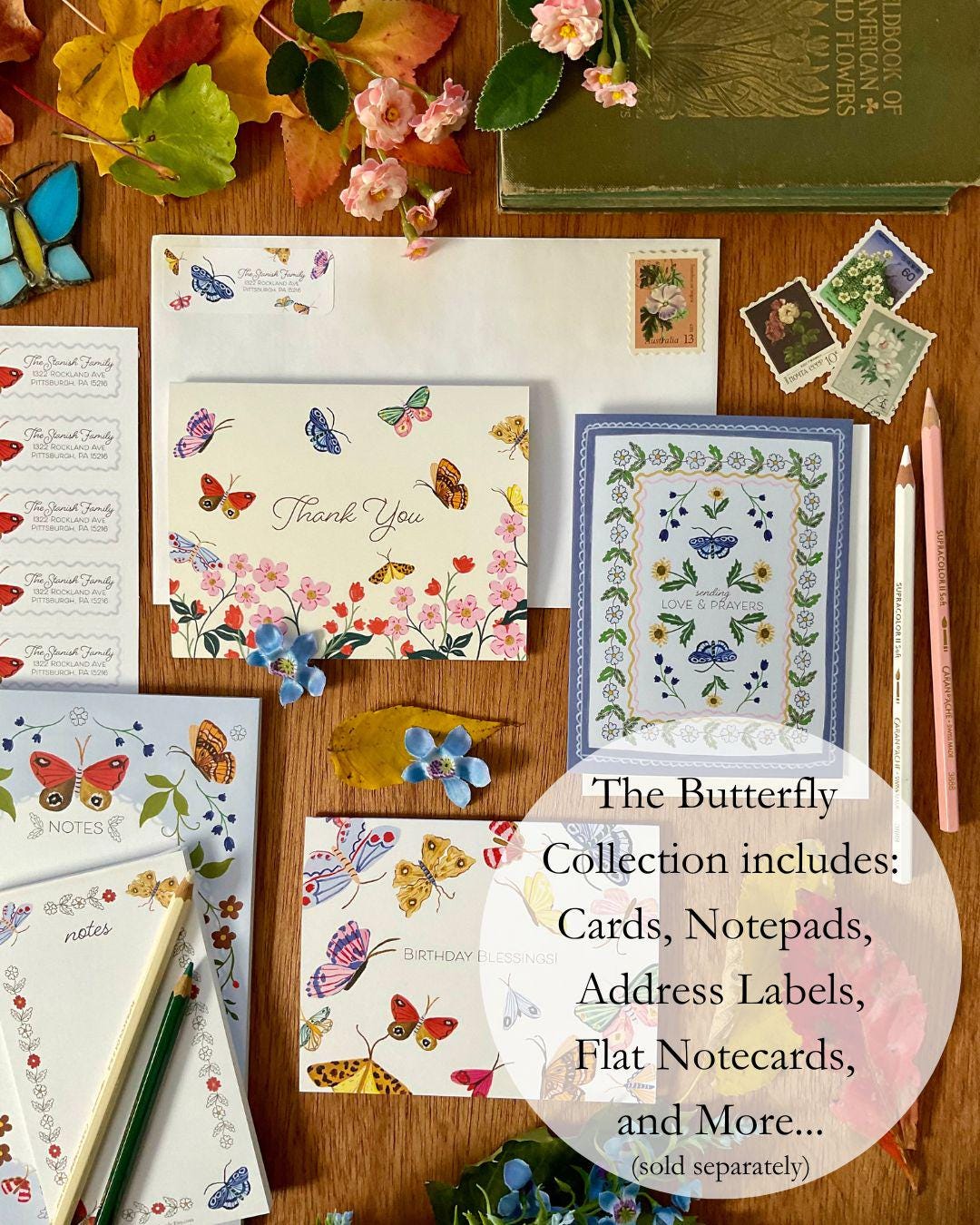 Small Butterfly Notepad
