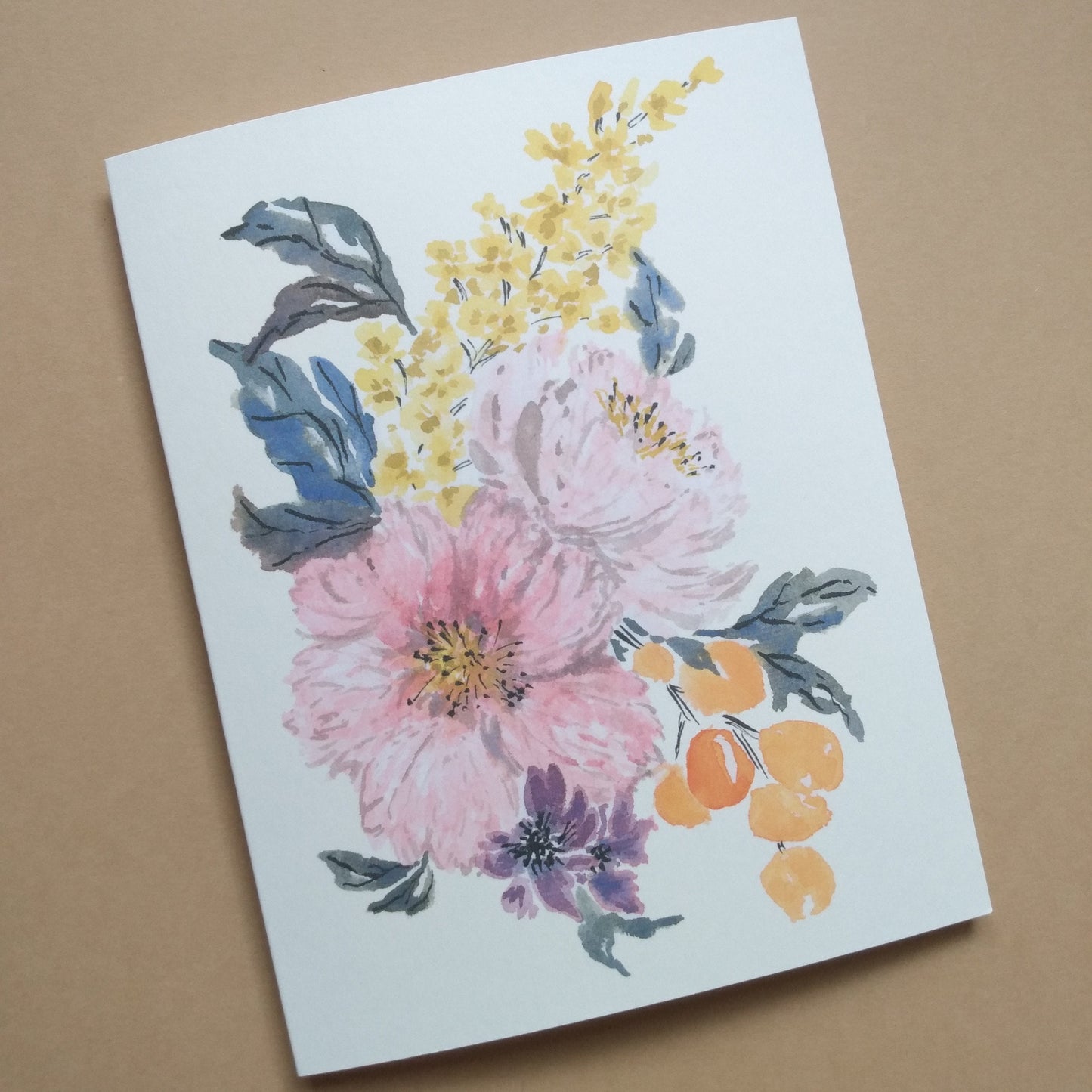 Citrus Bouquet Greeting Card