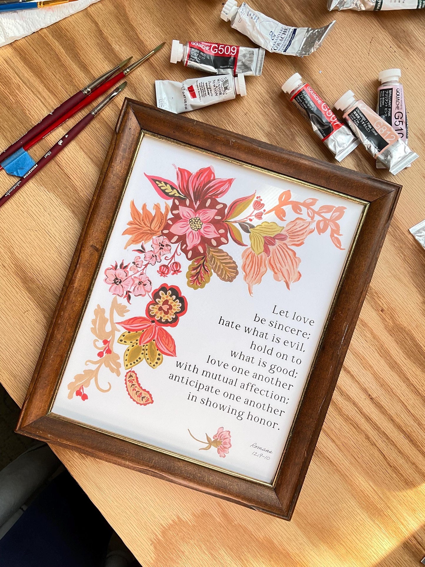 "Let Love be Sincere" Art Print