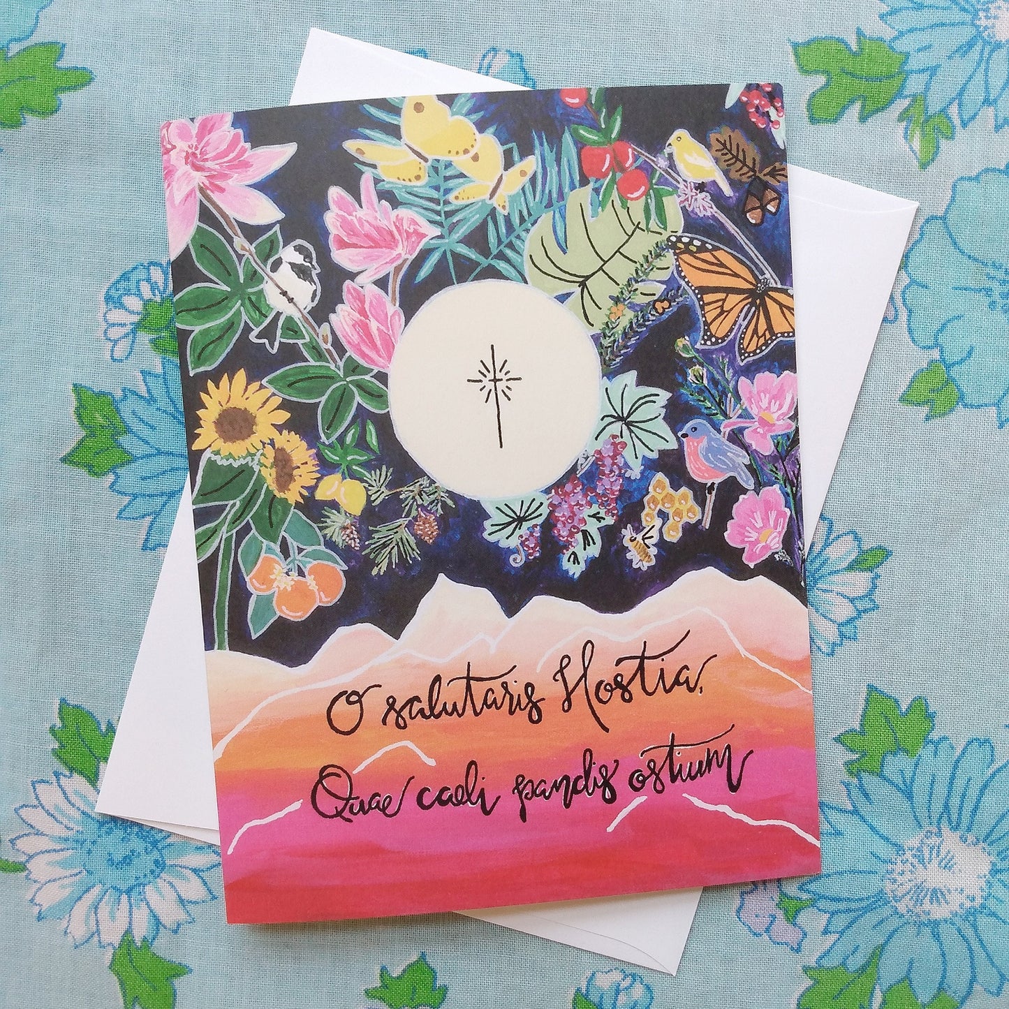 "O Salutaris" Greeting Card