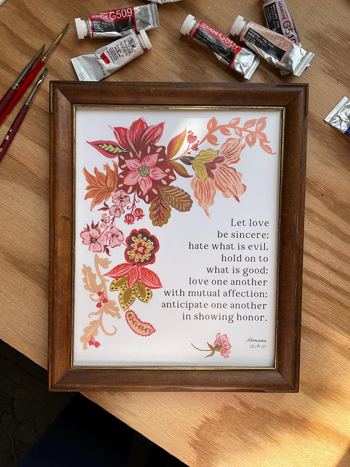"Let Love be Sincere" Art Print