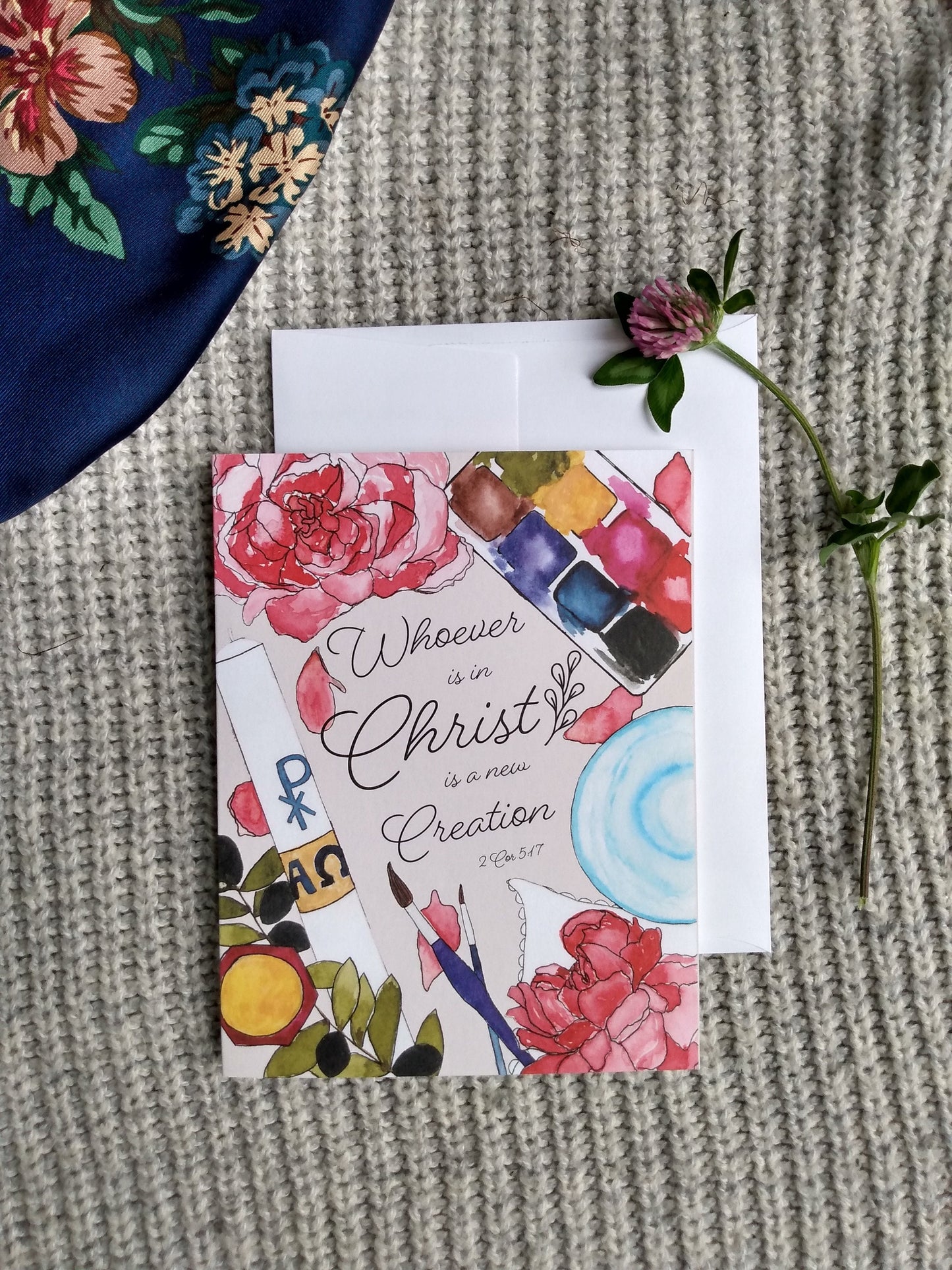 "New Creation" Baptism Greeting Card