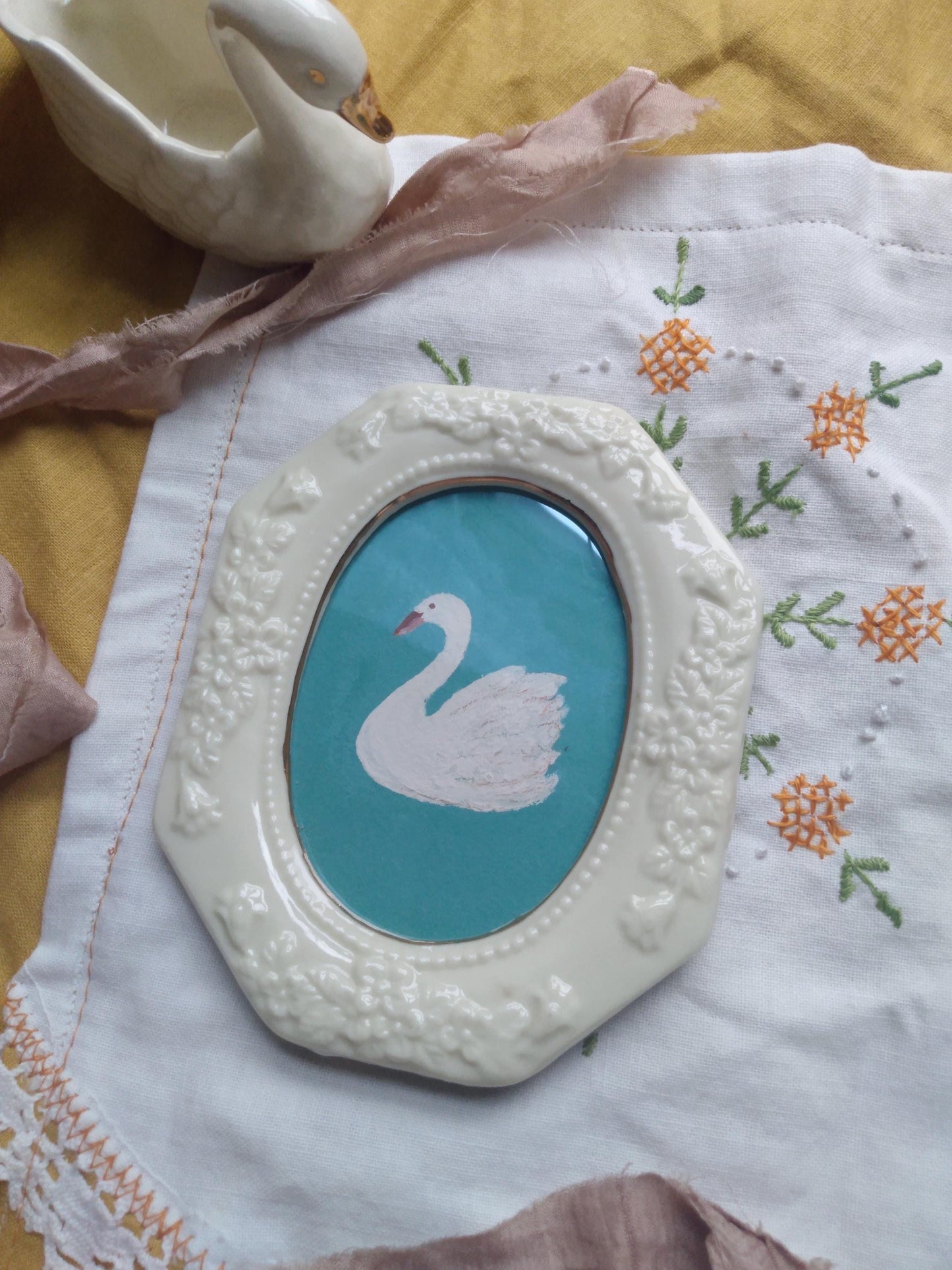 "Petite Swan" Original Painting