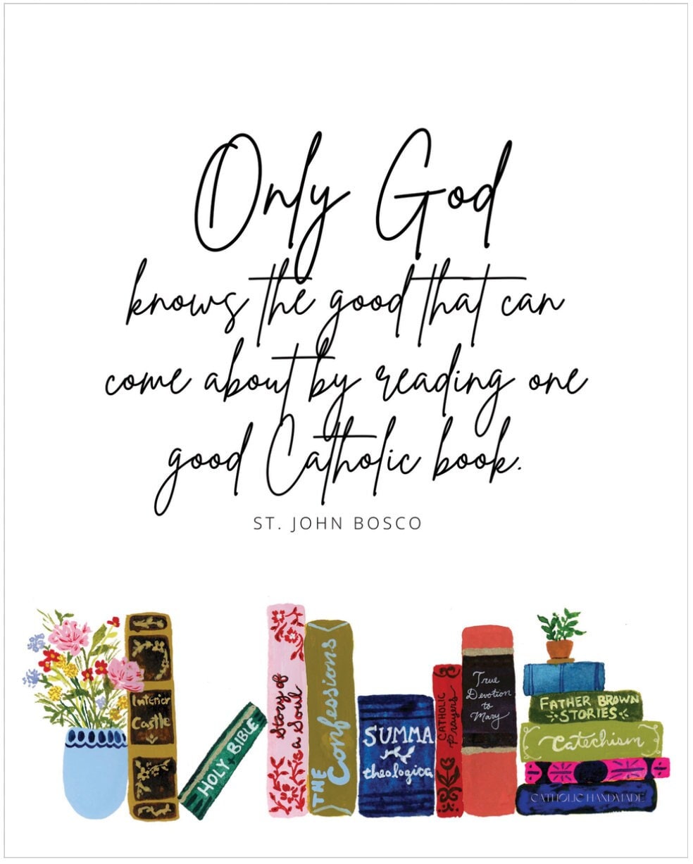 Catholic Books Art Print