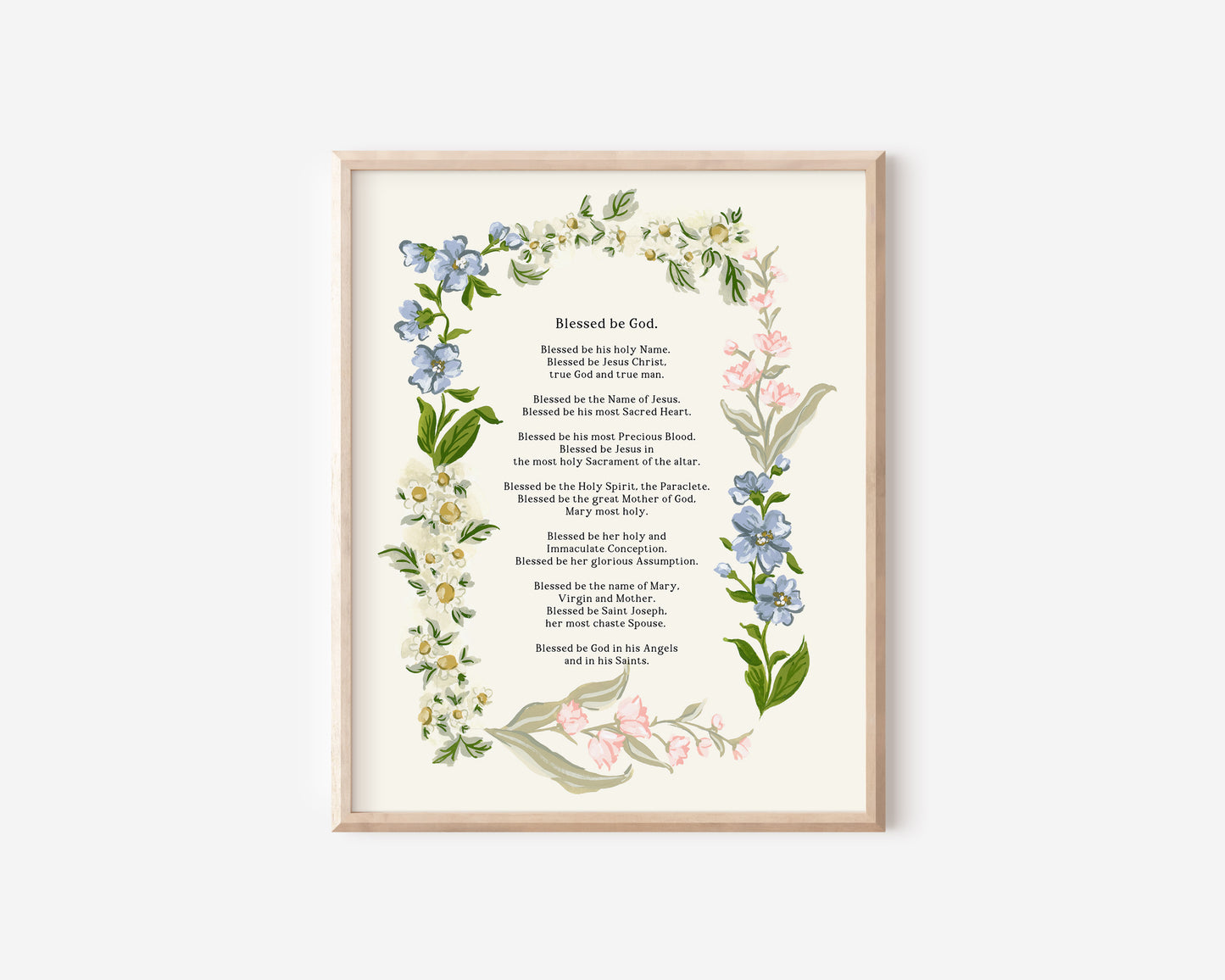 Divine Praises Art Print (Copy)
