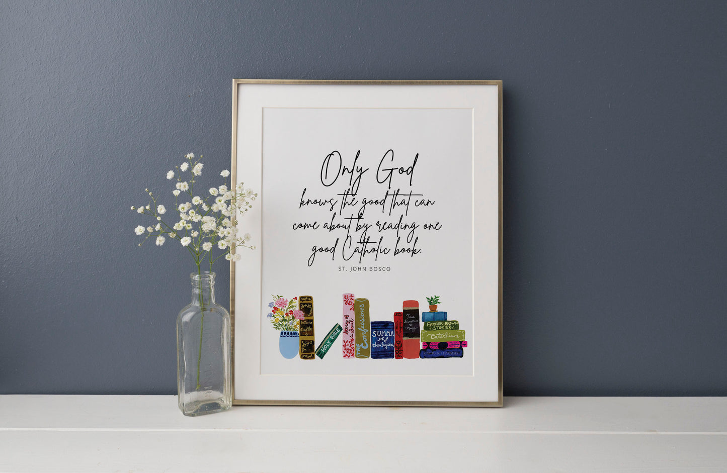 Catholic Books Art Print