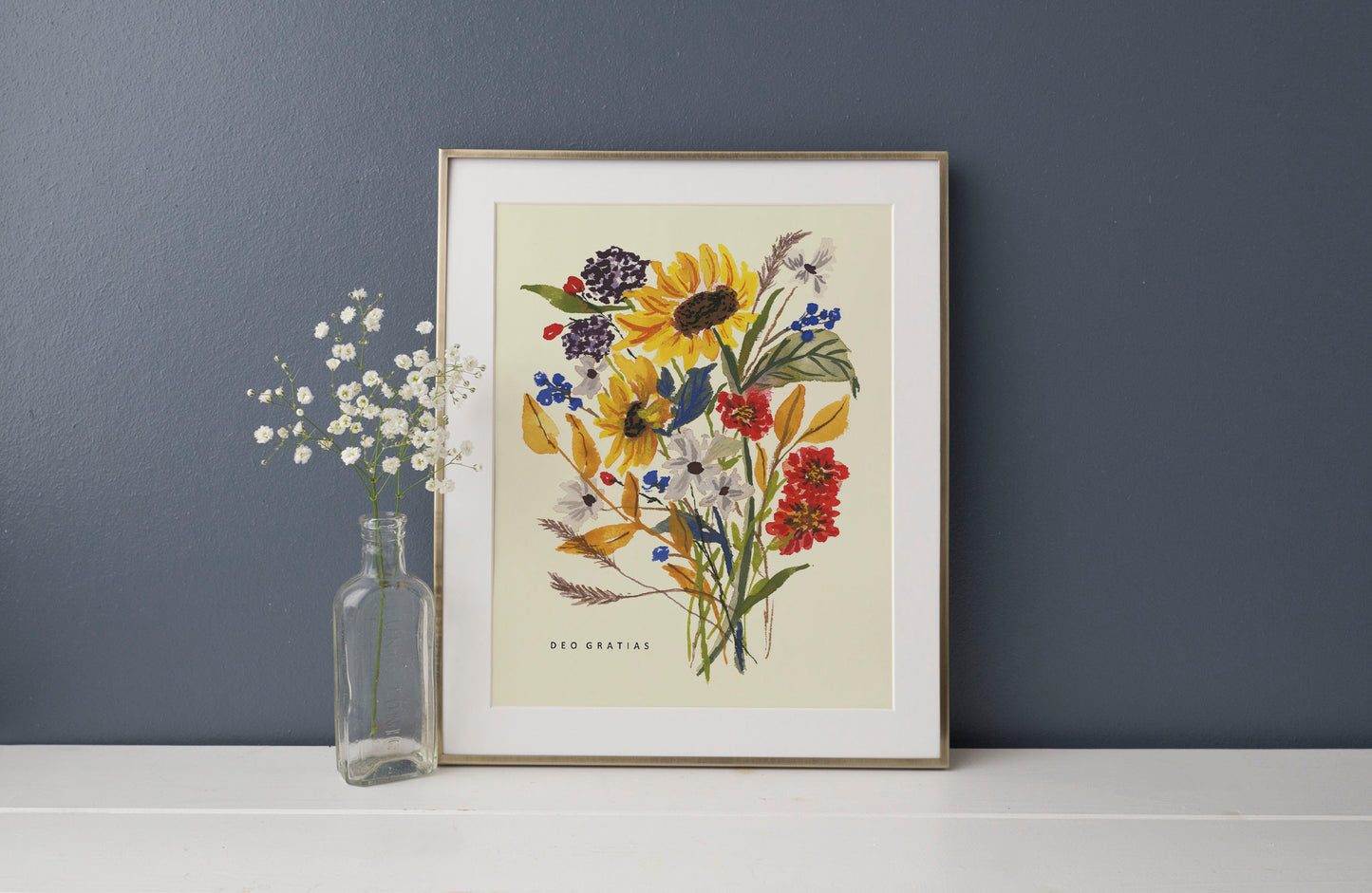 Deo Gratias Art Print