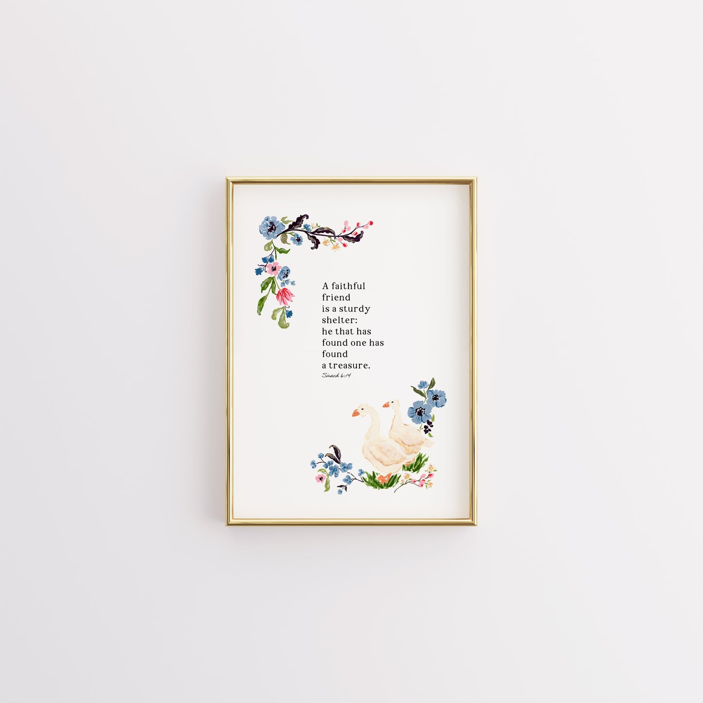 "A Faithful Friend" Art Print