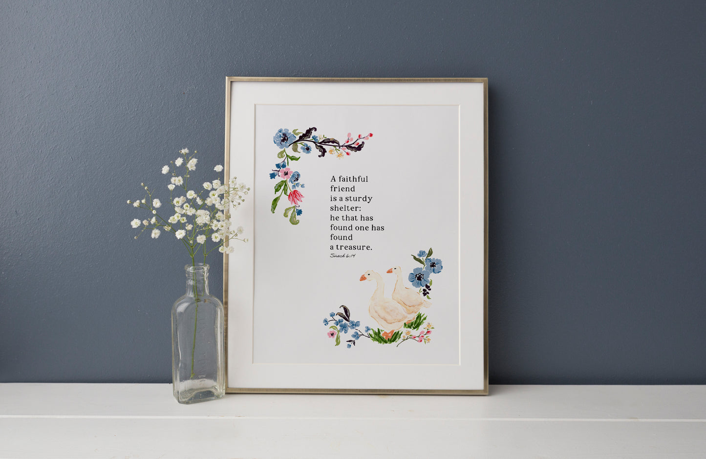 "A Faithful Friend" Art Print