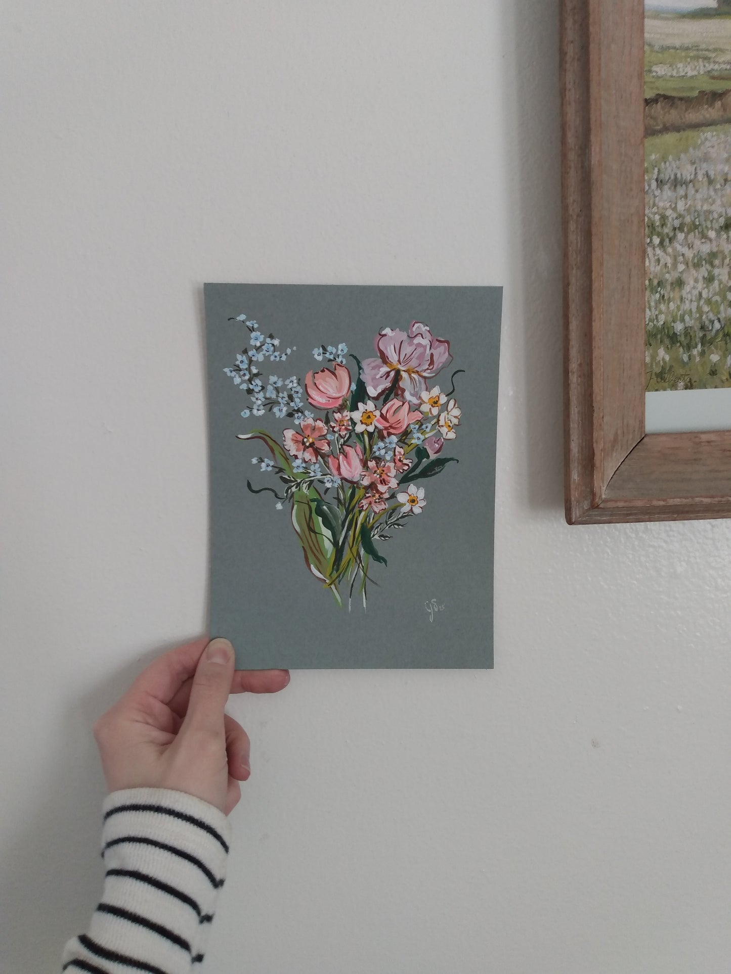 "Pink Spring Bouquet" Original Painting