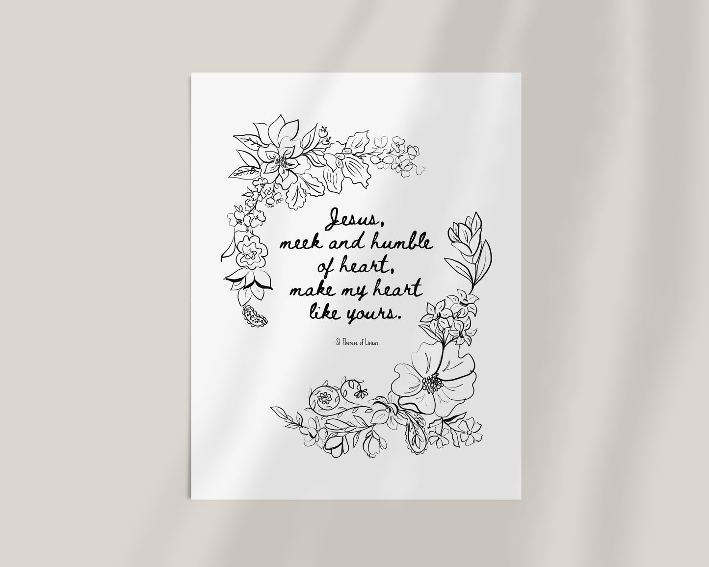 Meek & Humble - Coloring Page