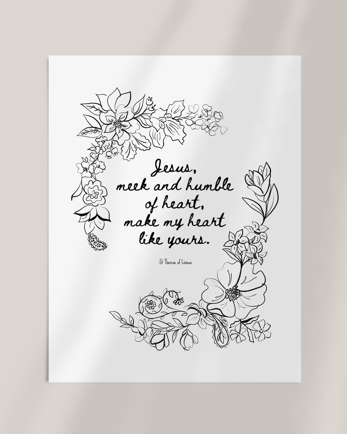 Meek & Humble - Coloring Page
