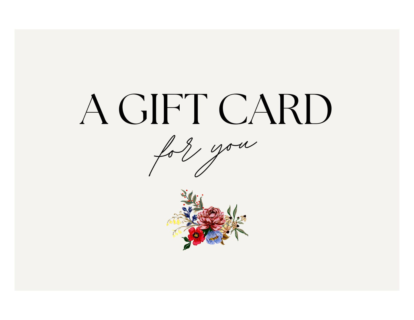 Digital Gift Card