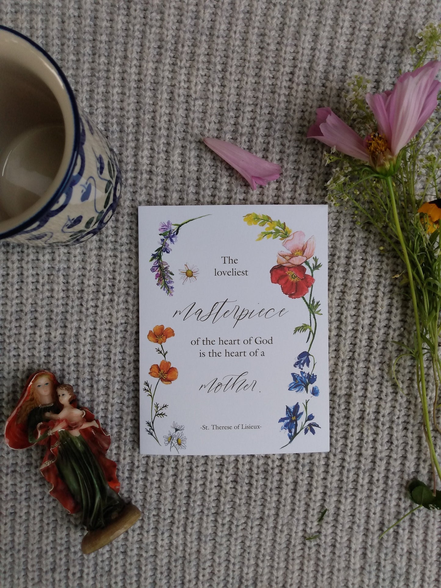 "Heart of a Mother" Greeting Card