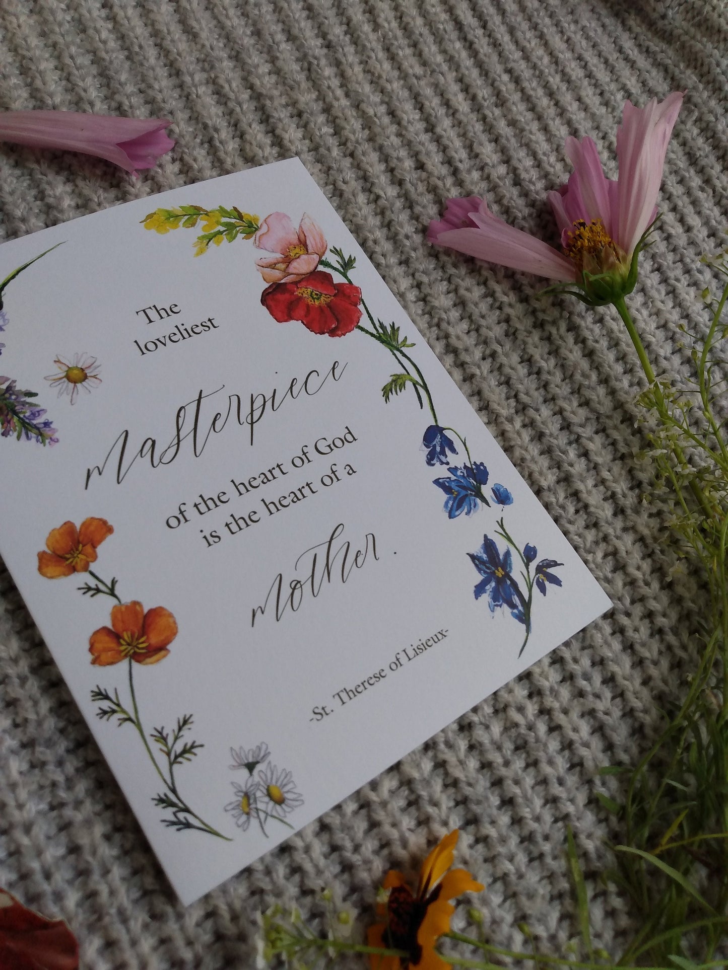 "Heart of a Mother" Greeting Card