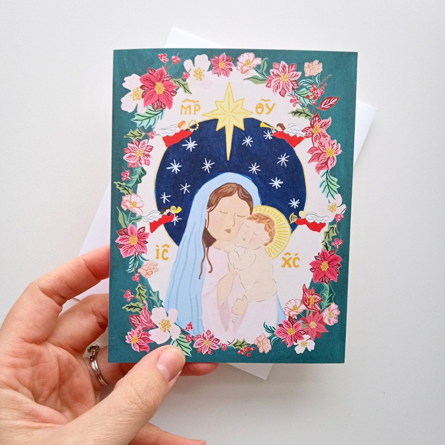 Theotokos Christmas Card