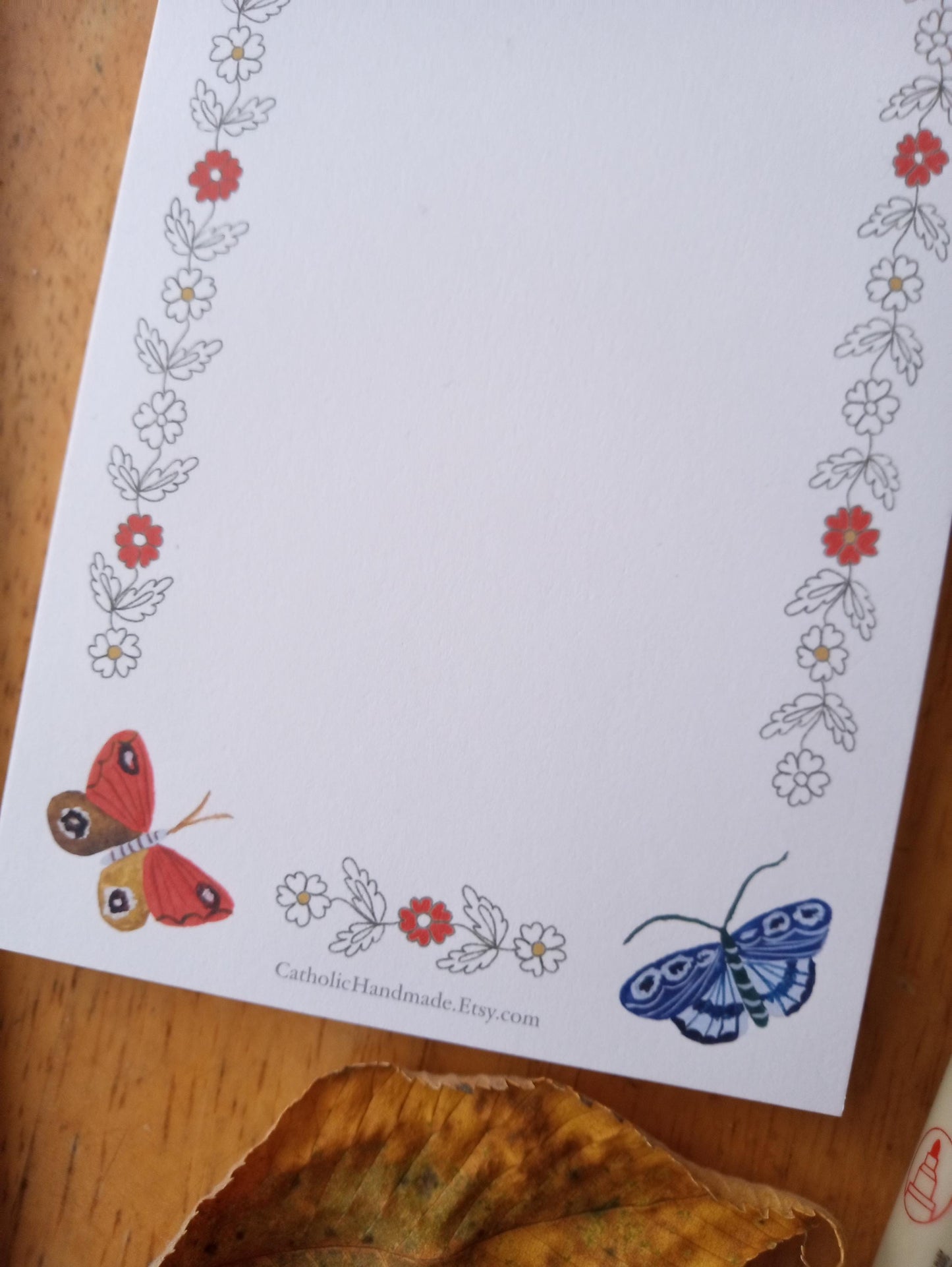 Small Butterfly Notepad