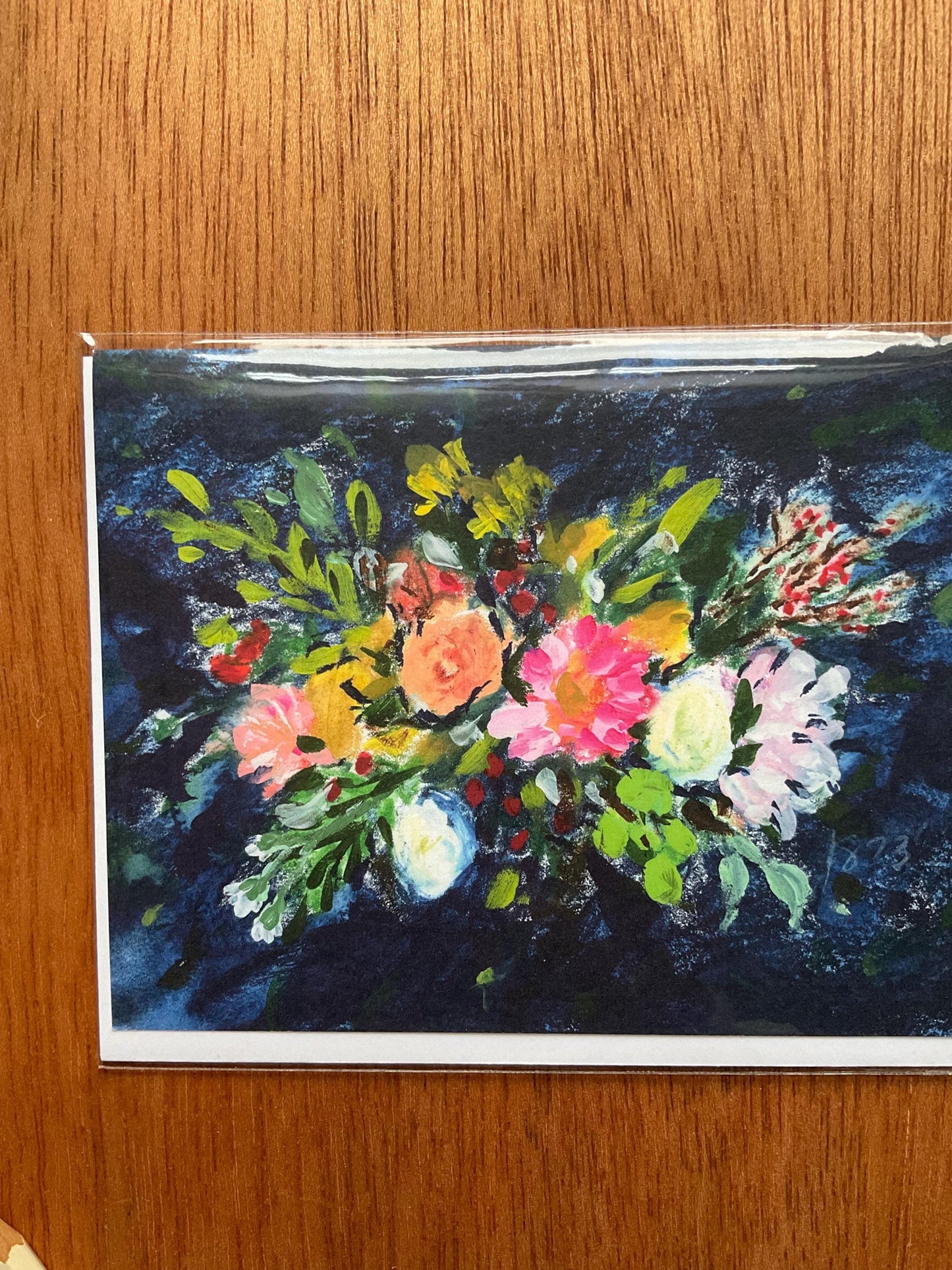"Wild Joy" Floral Bouquet Greeting Card