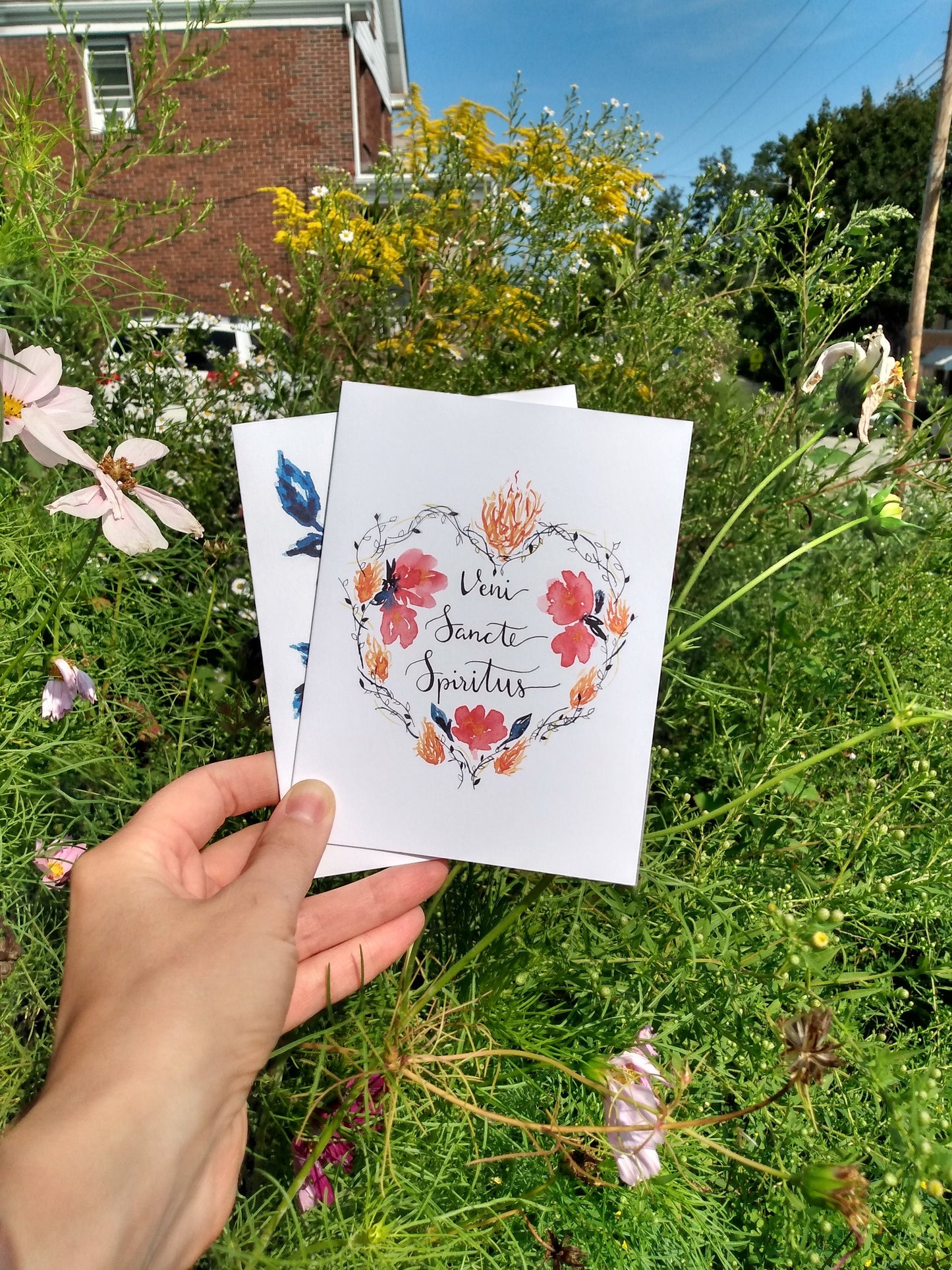 "Veni Sancte Spiritus" Greeting Card