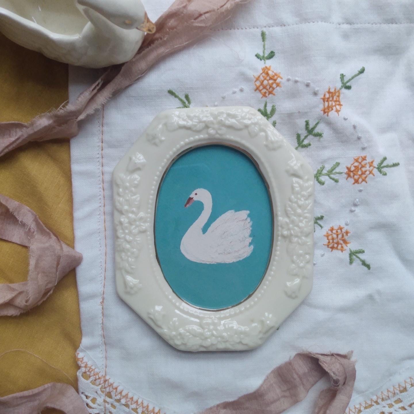 "Petite Swan" Original Painting