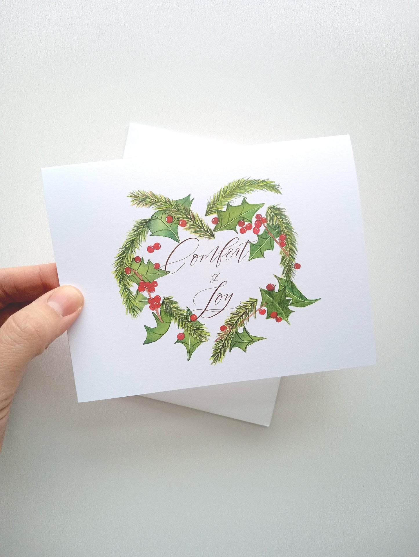 Comfort and Joy Christmas Card