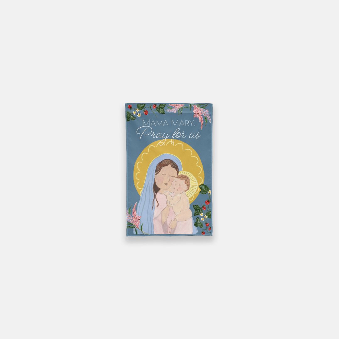 Mama Mary Garden Flag