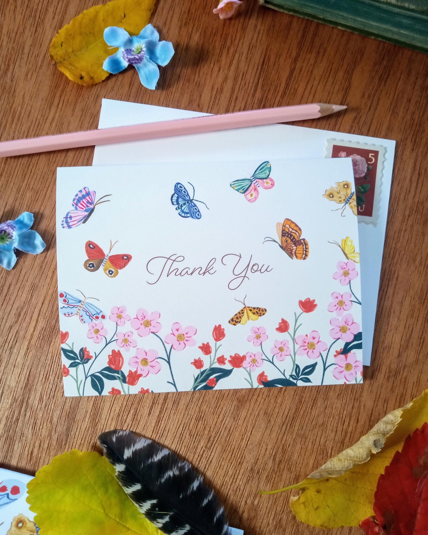 Butterfly Thank You Cards