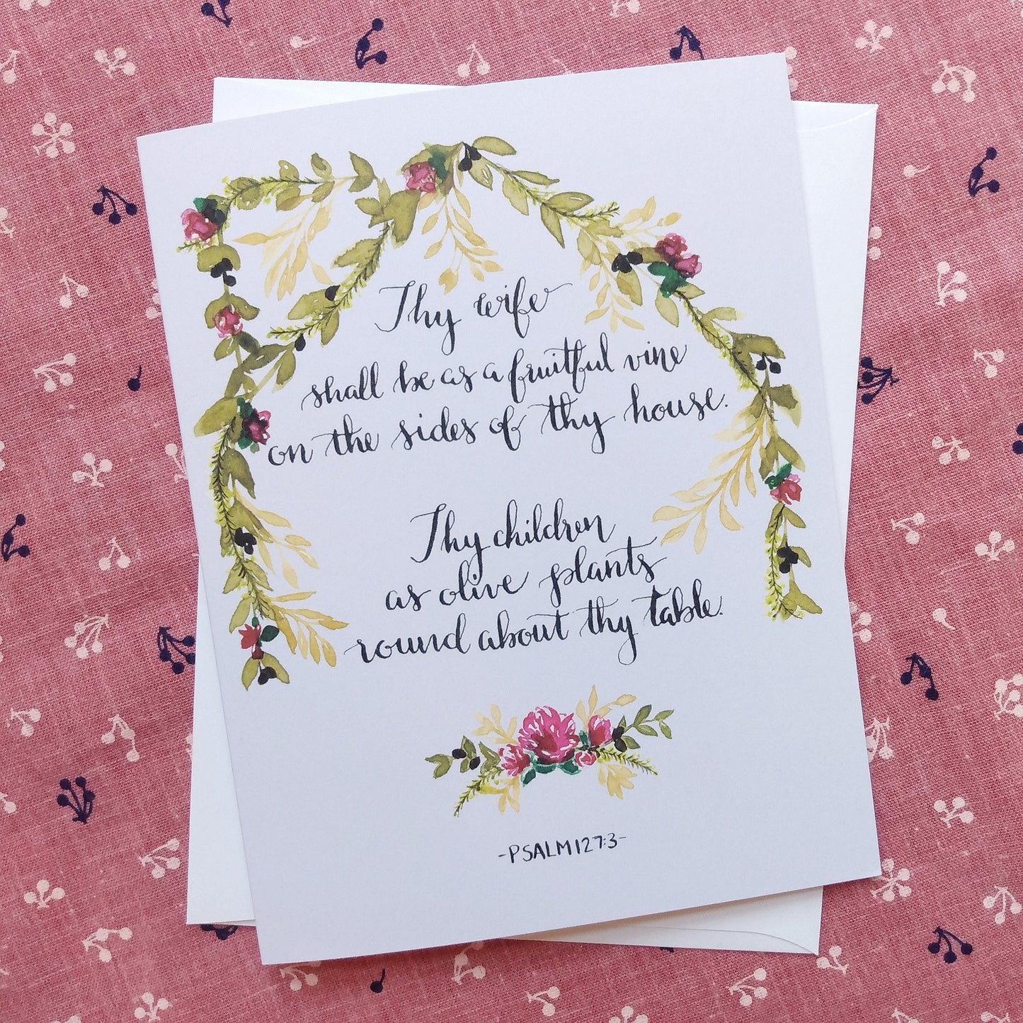 Scripture Wedding Anniversary Card