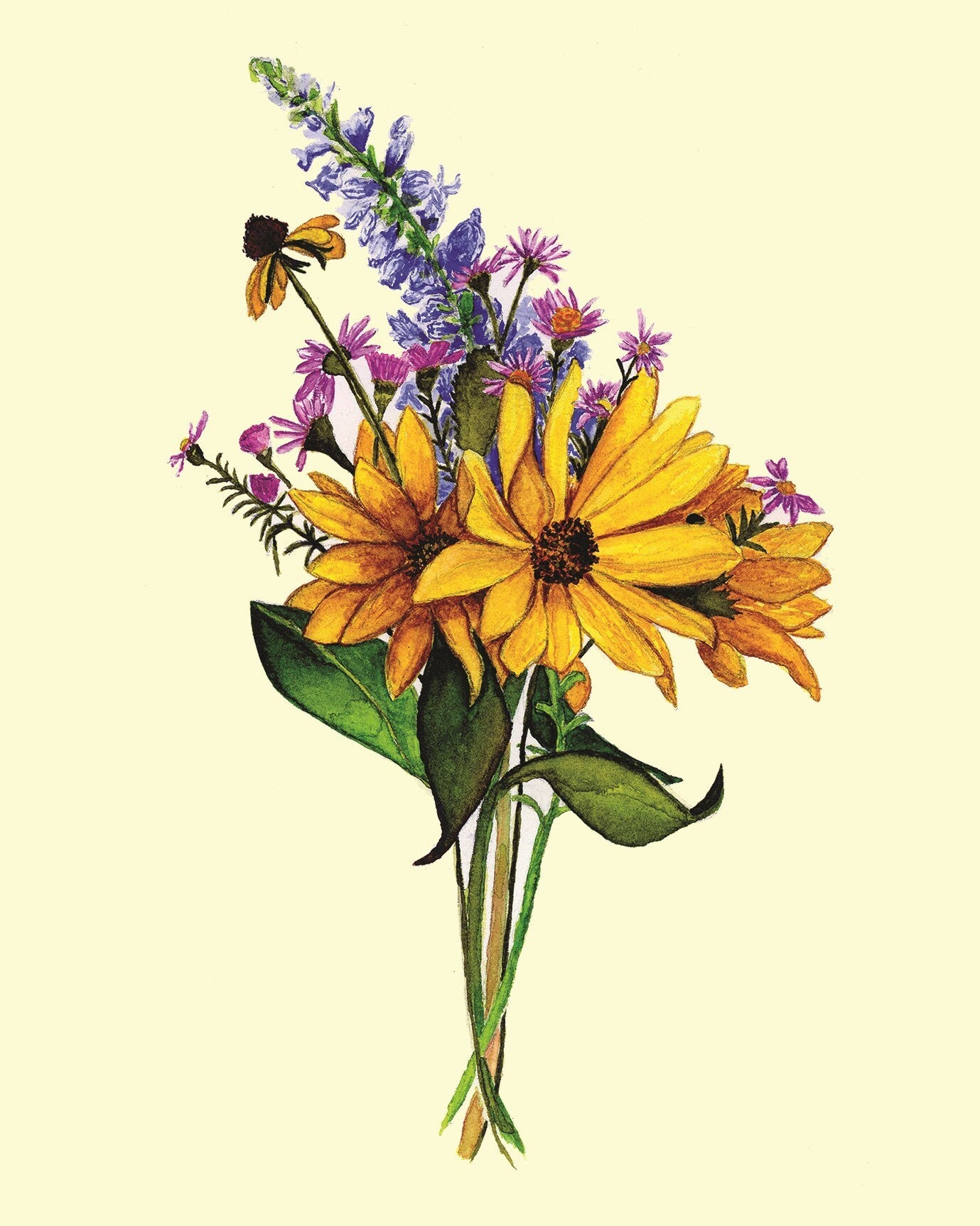 Yellow Daisies Greeting Card