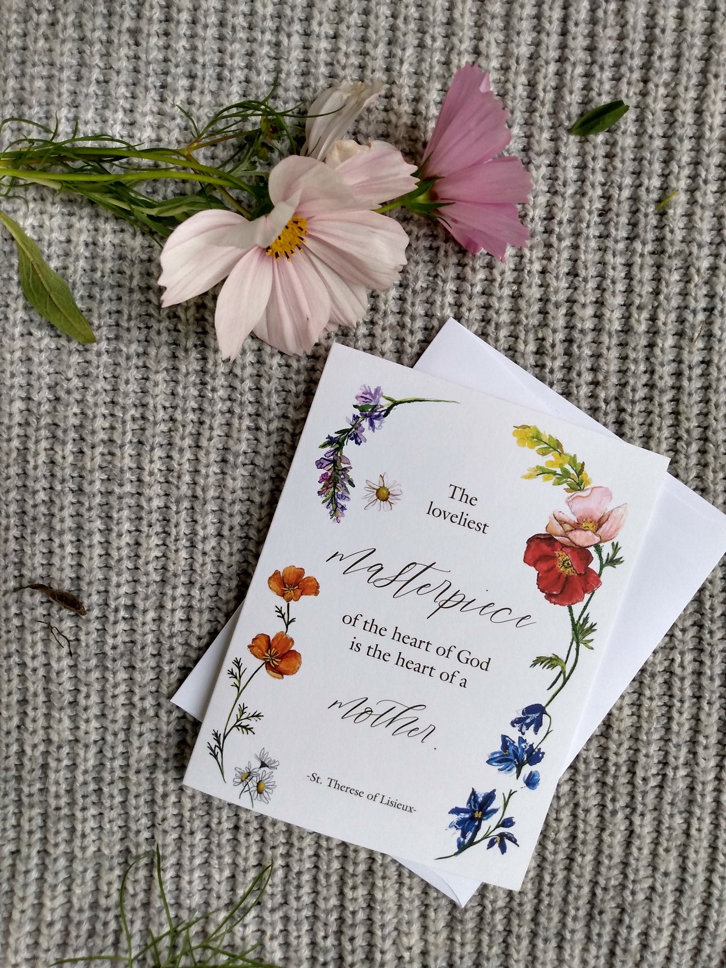 "Heart of a Mother" Greeting Card