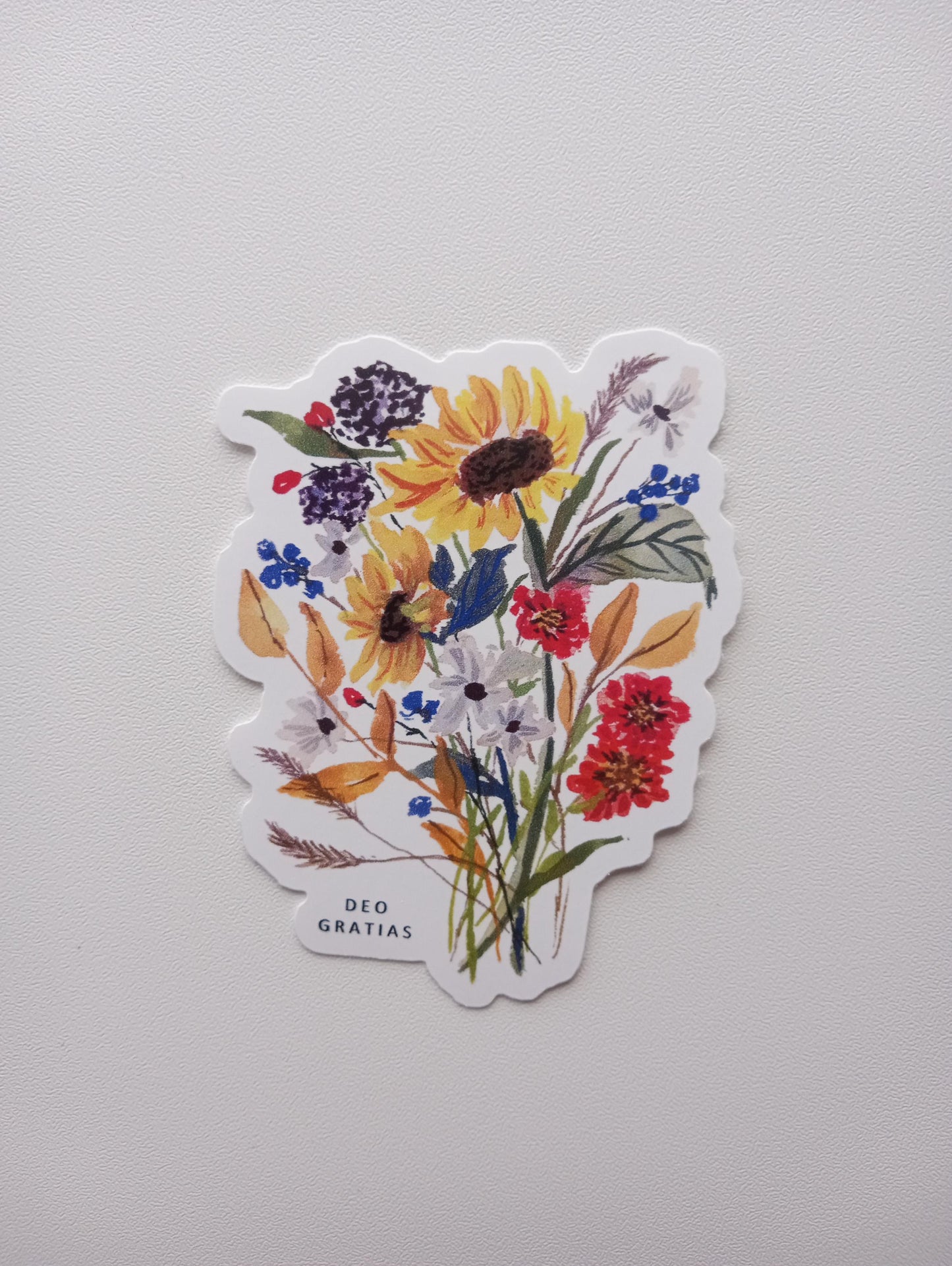 Deo Gratias Vinyl Sticker