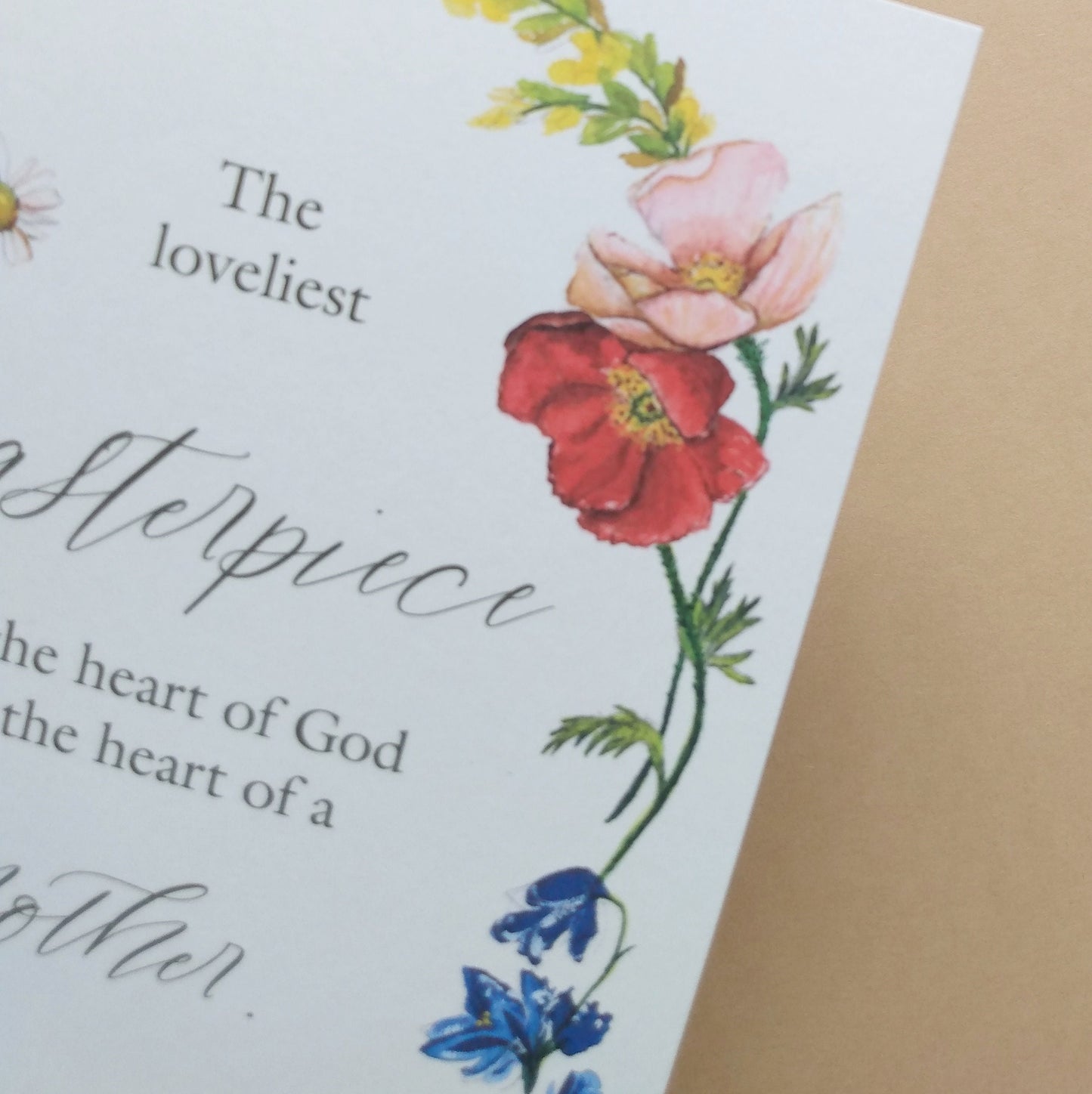 "Heart of a Mother" Greeting Card