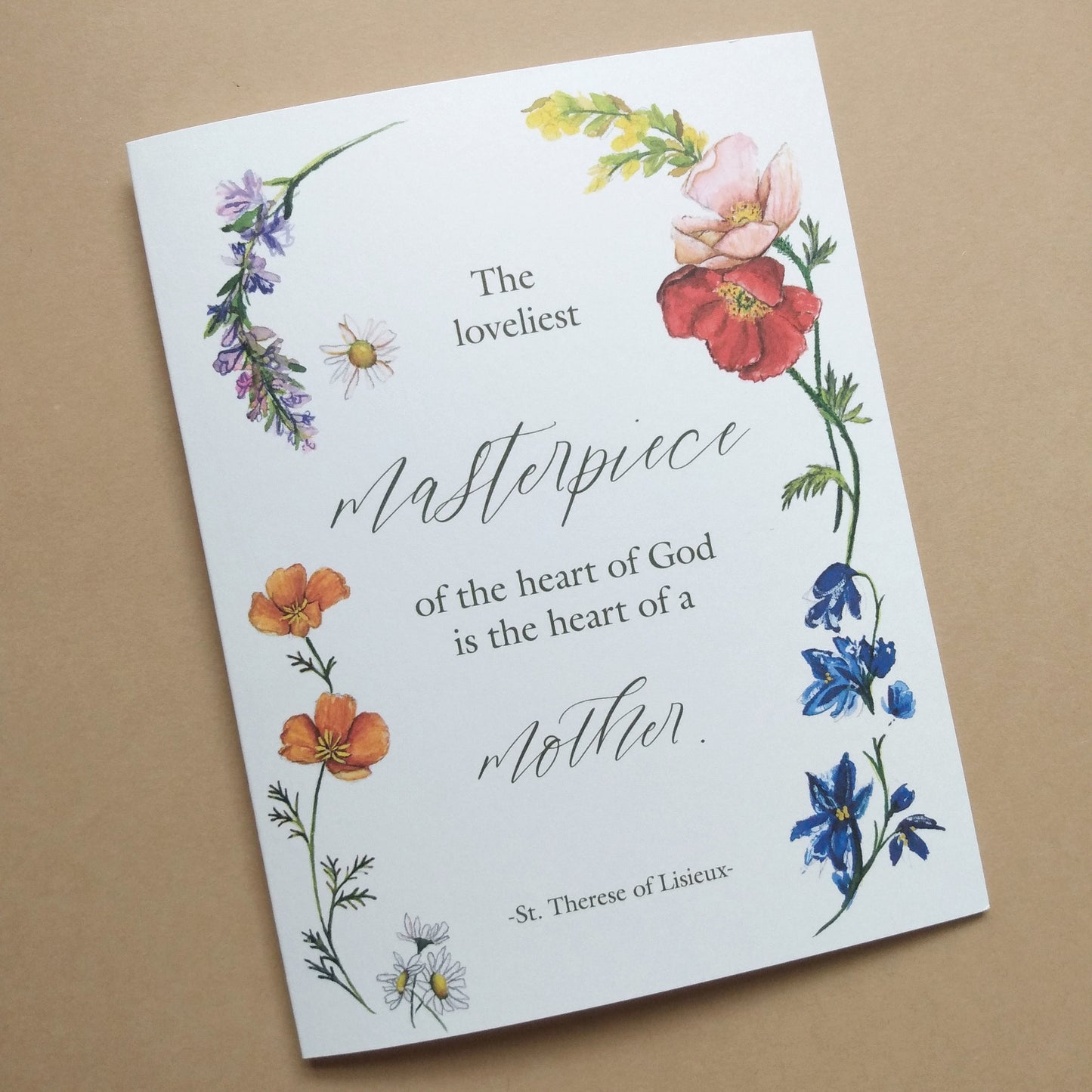 "Heart of a Mother" Greeting Card