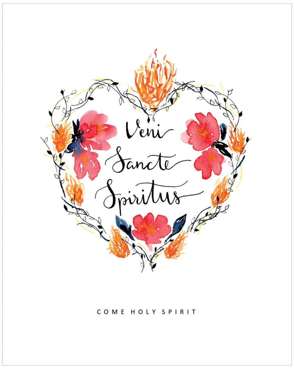 Veni Sancte Spiritus Art Print
