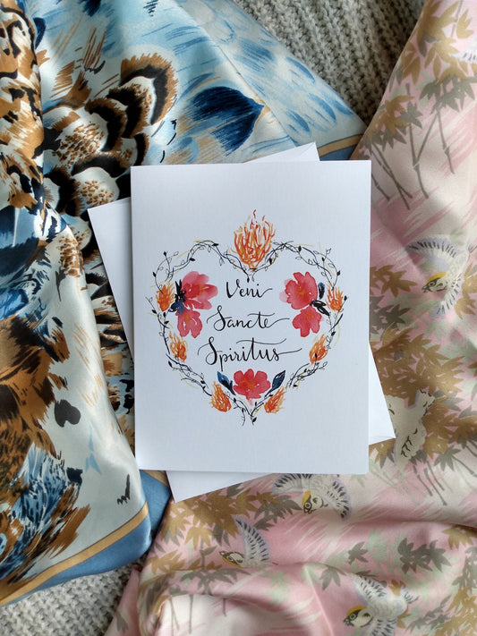 "Veni Sancte Spiritus" Greeting Card