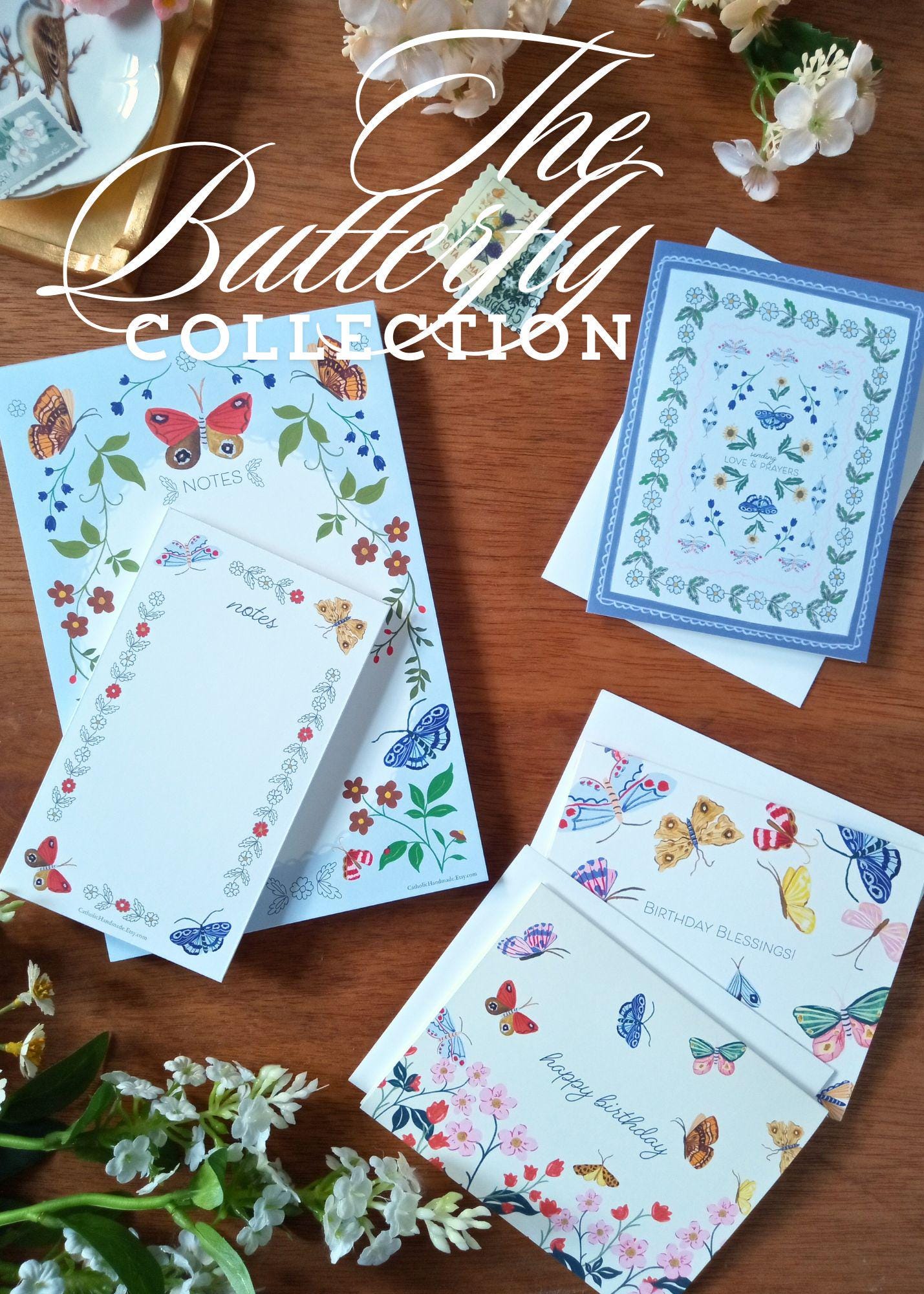 Love & Prayers Butterfly Greeting Card