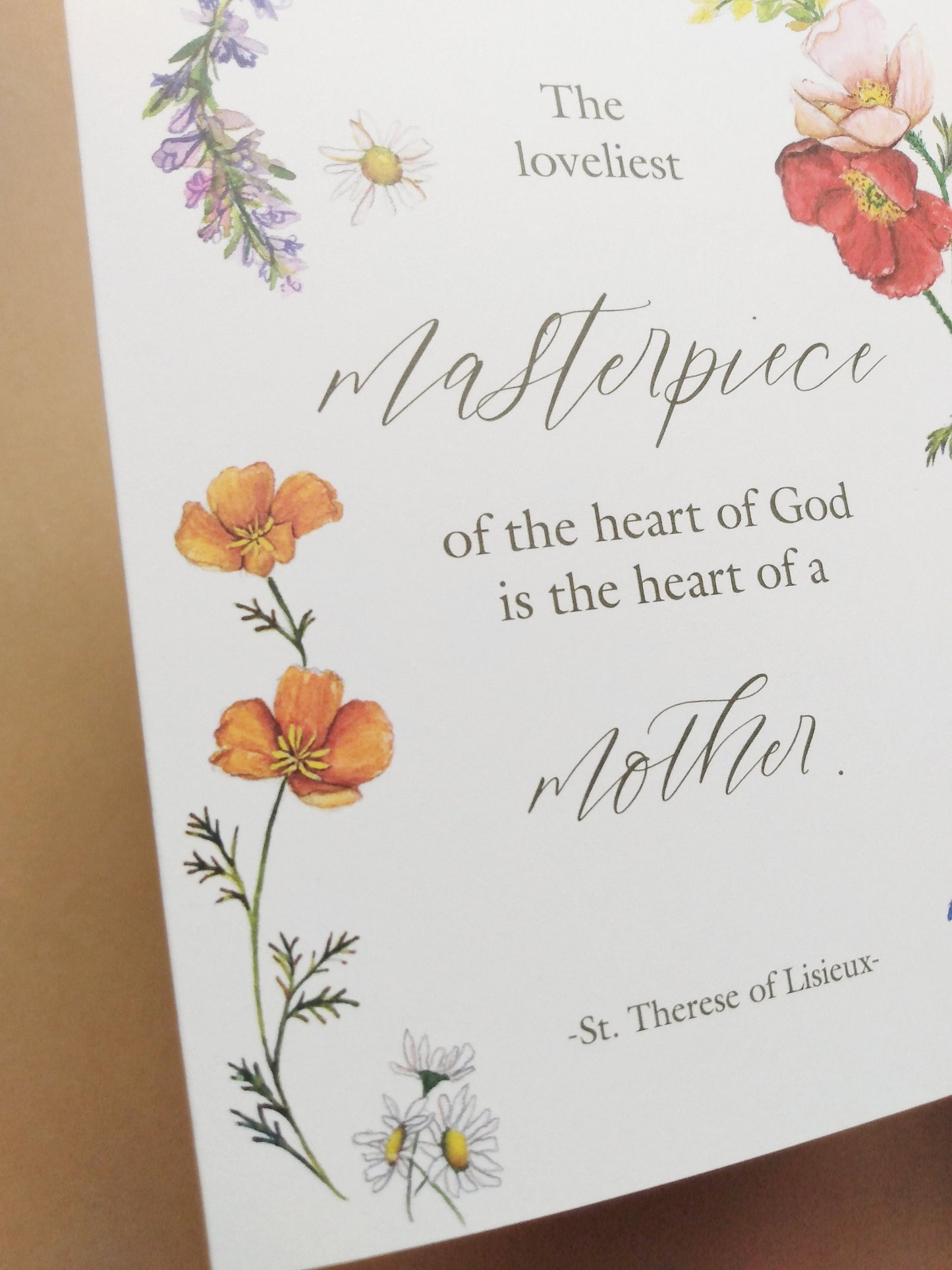 "Heart of a Mother" Greeting Card