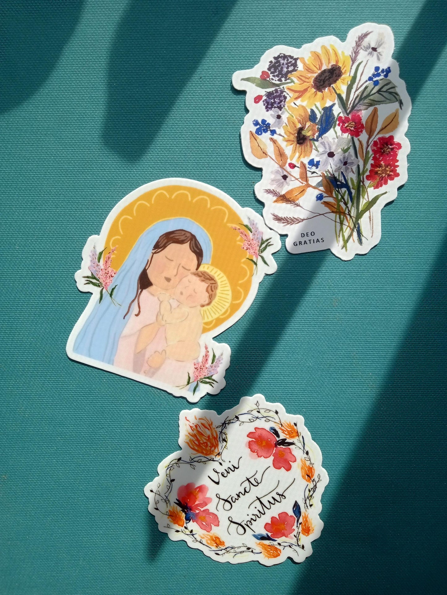 Deo Gratias Vinyl Sticker