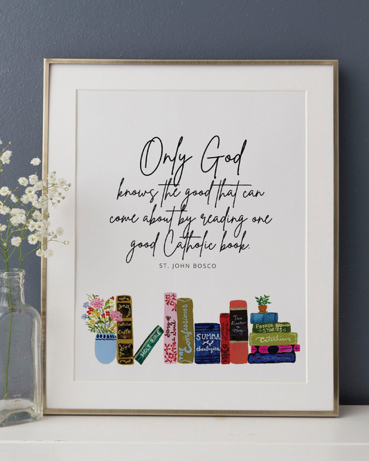 Catholic Books Art Print